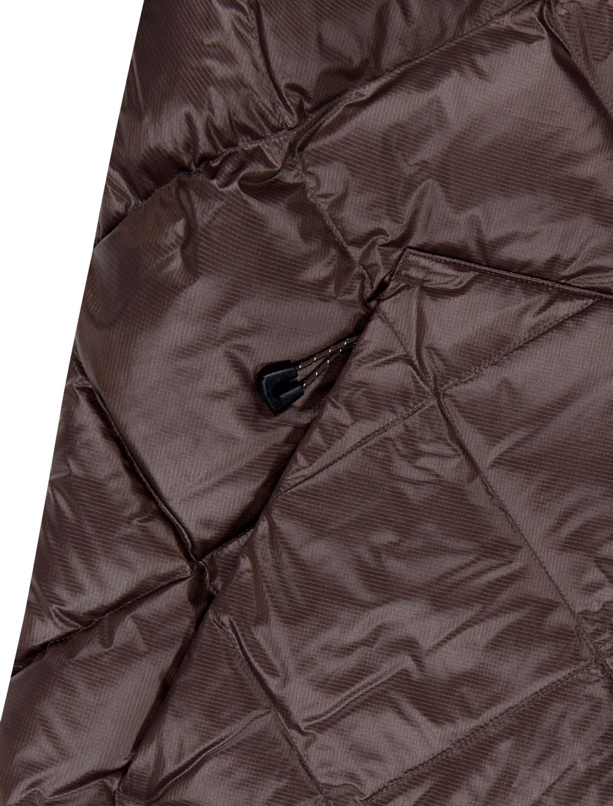 예스아이씨(YESEYESEE) Wafer Goose Down Jacket Brown
