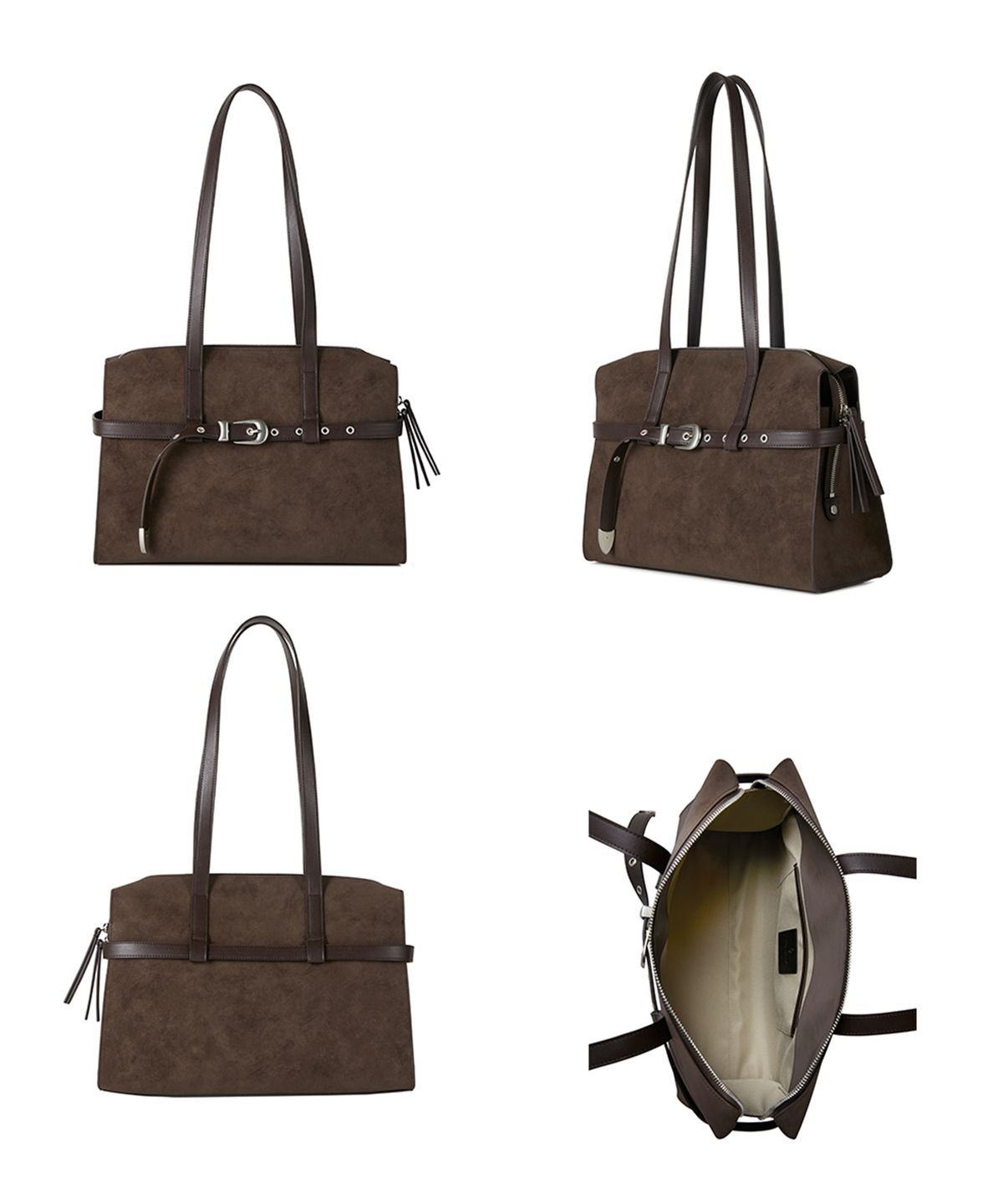 크리스틴프로젝트(CHRISTINE PROJECT) DUSTY BELT SHOULDER MEDIUM(WARM CHOCO)