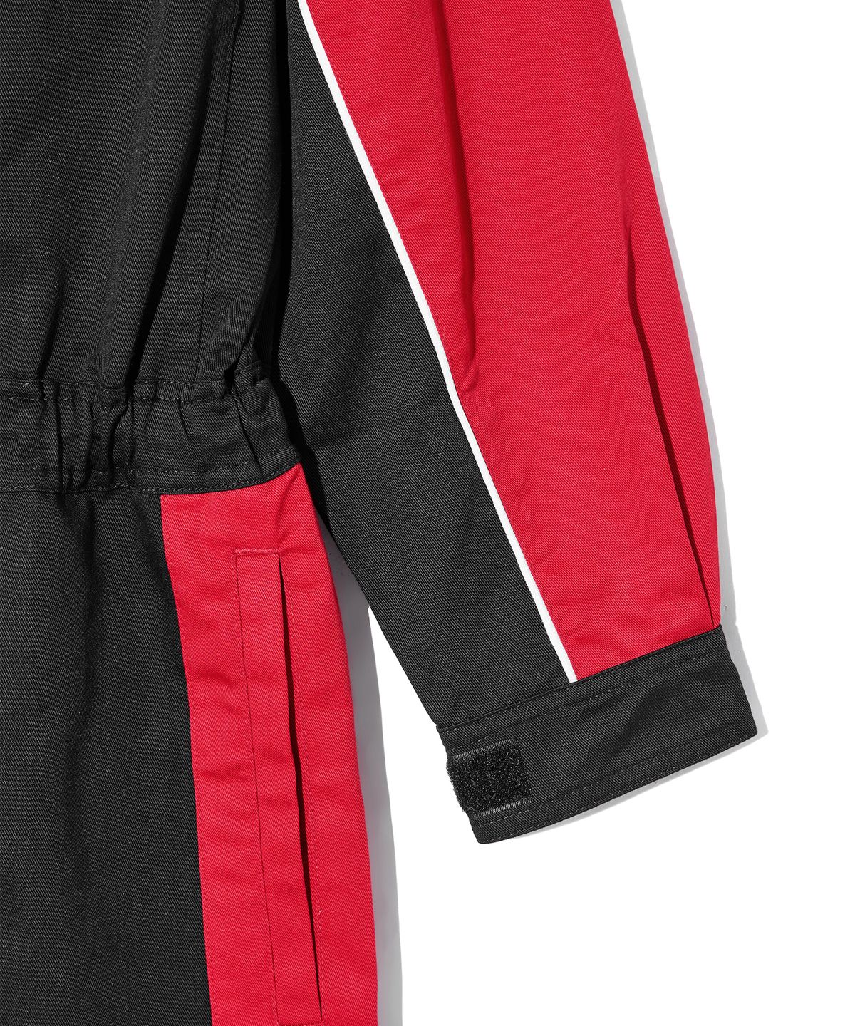 핍스 모터사이클(PHYPS MOTORCYCLE) Motorcycle Long sleeve Overall Red