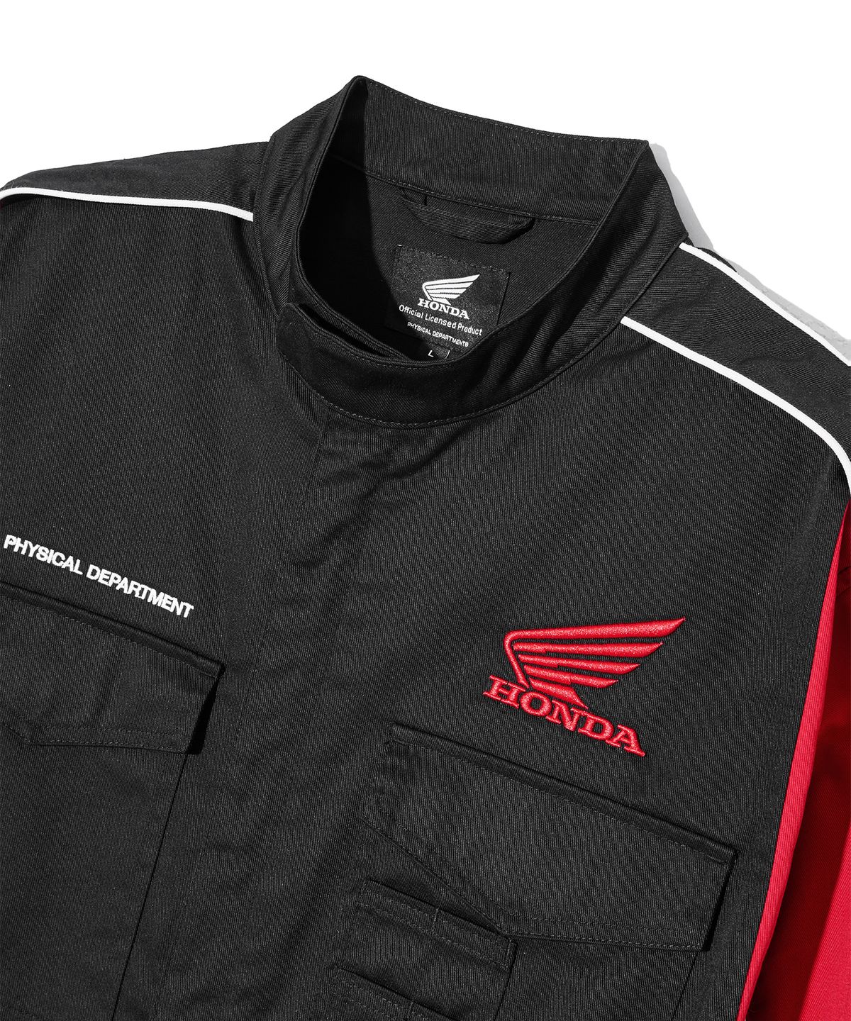 핍스 모터사이클(PHYPS MOTORCYCLE) Motorcycle Long sleeve Overall Red