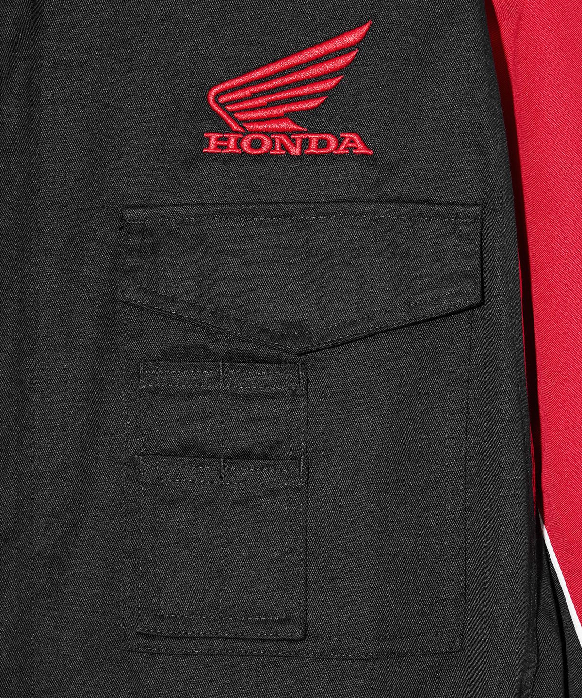핍스 모터사이클(PHYPS MOTORCYCLE) Motorcycle Long sleeve Overall Red