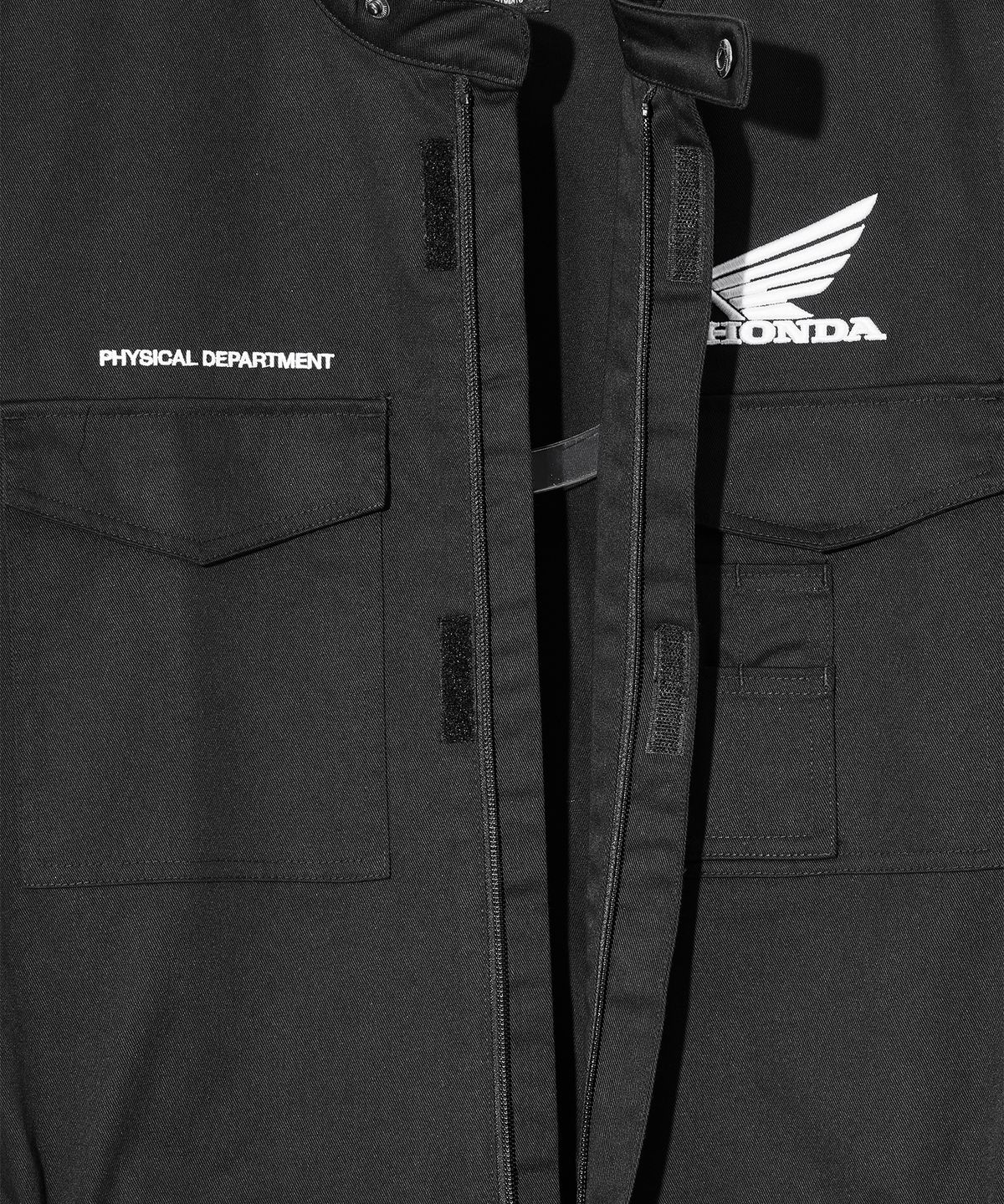 핍스 모터사이클(PHYPS MOTORCYCLE) Motorcycle Long sleeve Overall Black