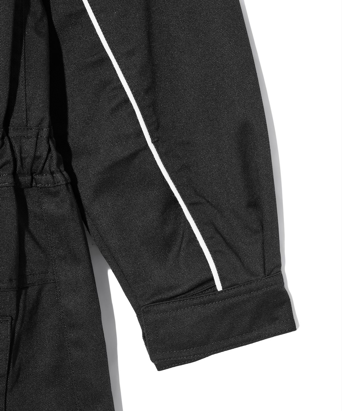 핍스 모터사이클(PHYPS MOTORCYCLE) Motorcycle Long sleeve Overall Black