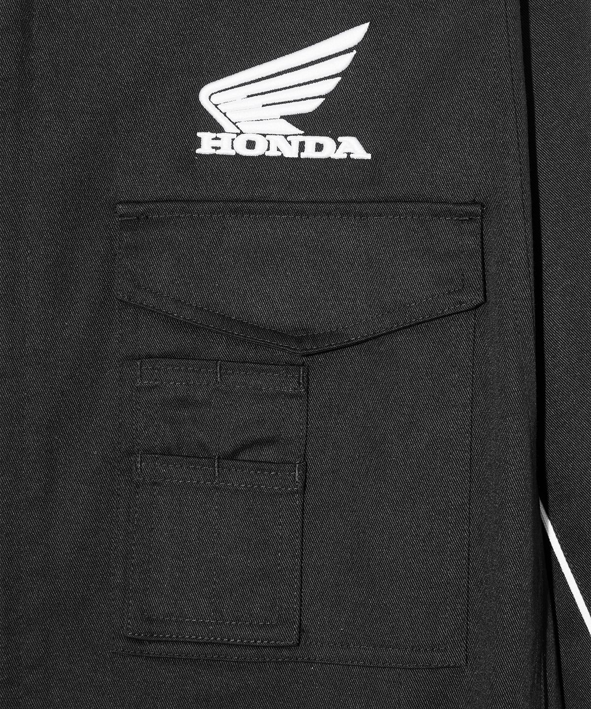 핍스 모터사이클(PHYPS MOTORCYCLE) Motorcycle Long sleeve Overall Black