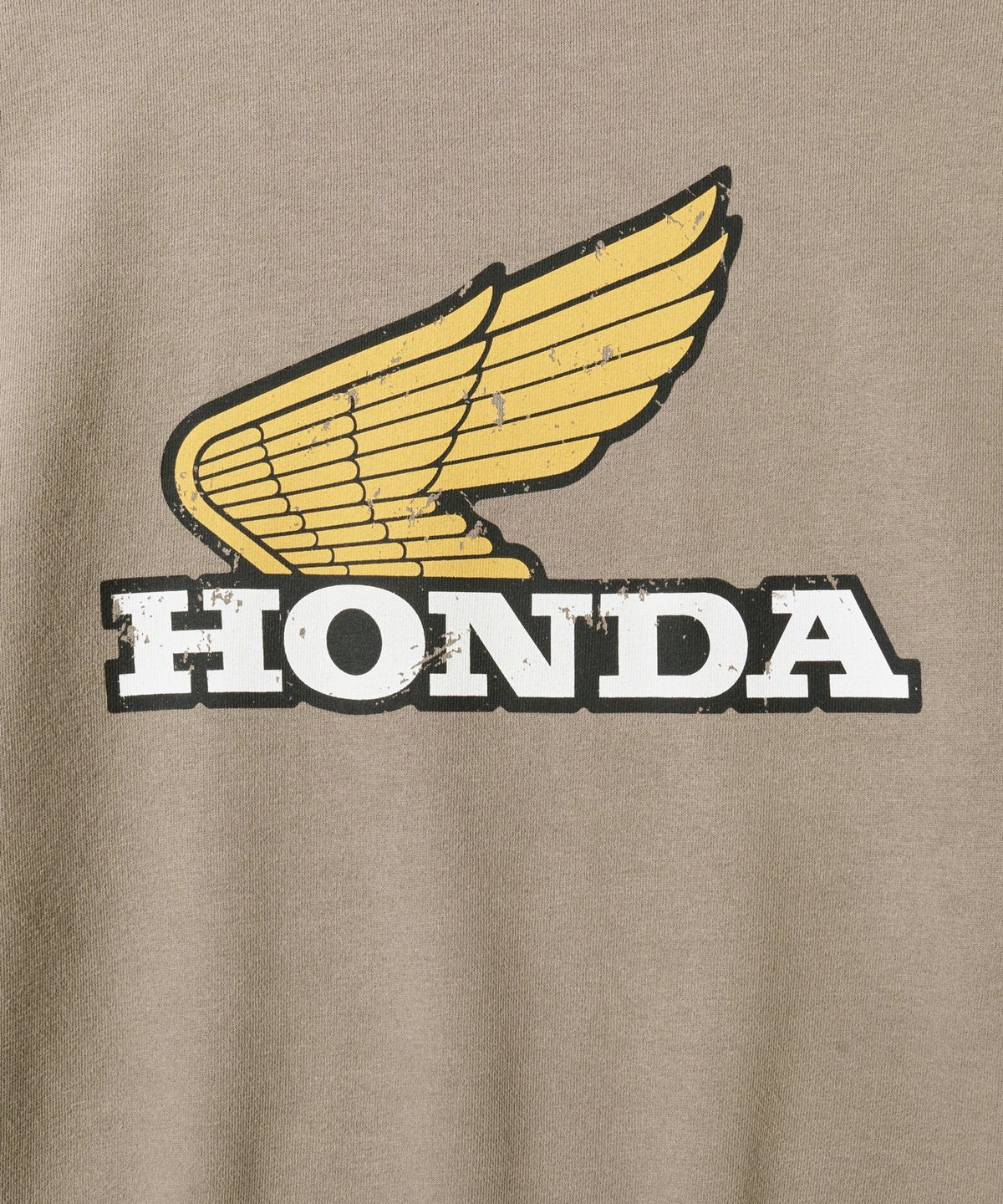핍스 모터사이클(PHYPS MOTORCYCLE) Vintage Logo Sweat Shirt Brown