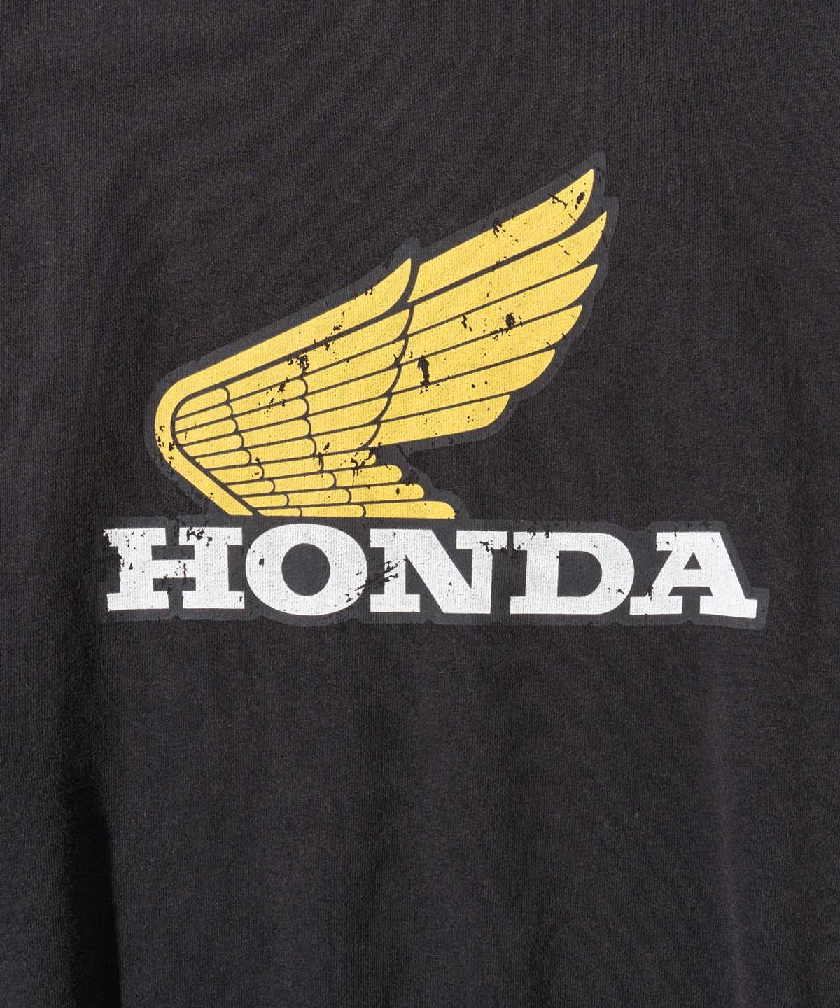핍스 모터사이클(PHYPS MOTORCYCLE) Vintage Logo Sweat Shirt Black
