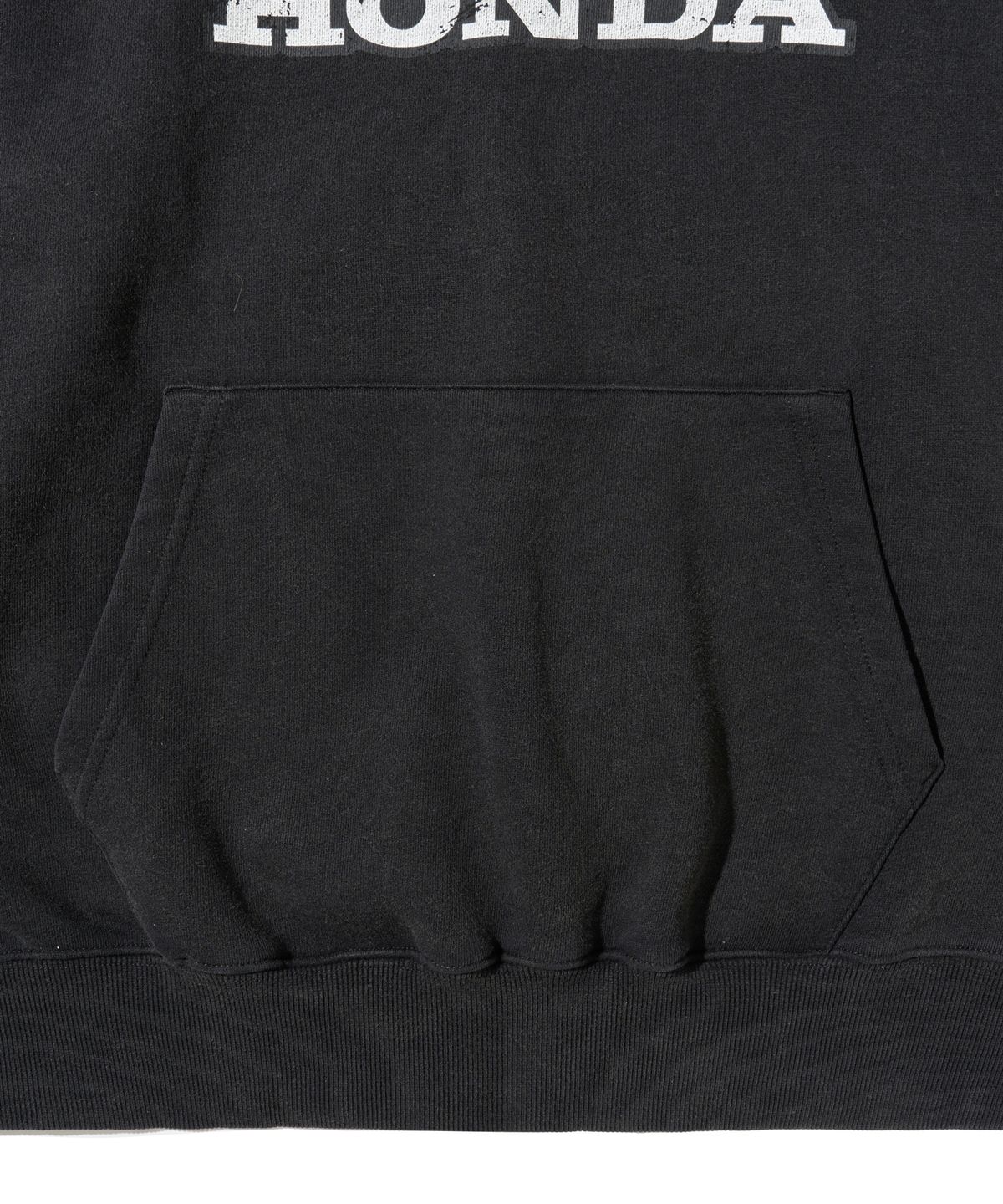 핍스 모터사이클(PHYPS MOTORCYCLE) Vintage Logo Hoodie Black