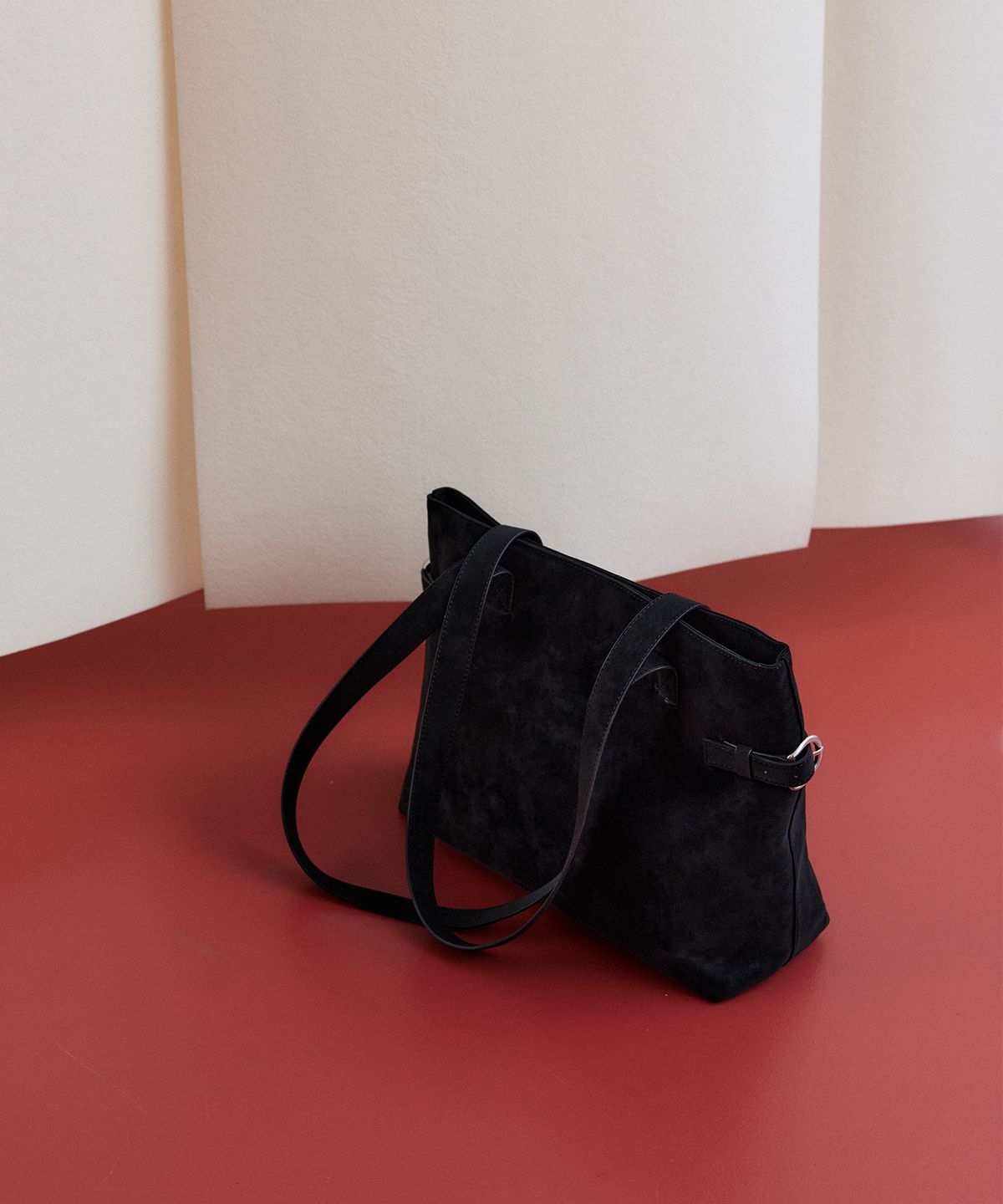 크리스틴프로젝트(CHRISTINE PROJECT) DOUBLE BELT SHOULDER MEDIUM(BLACK TRUFFLE)