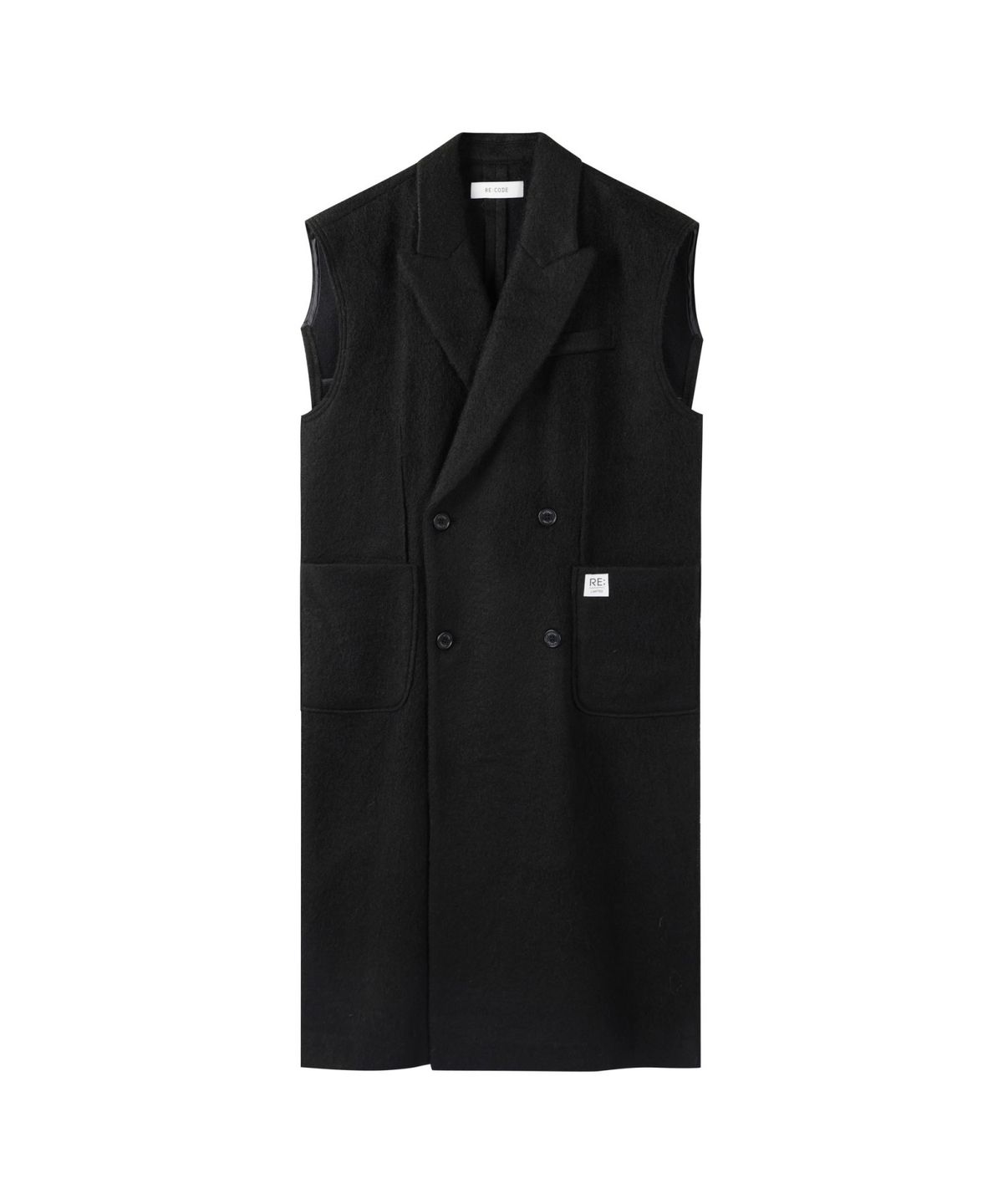 래코드(RECODE) Transformed Vest Muffler RYAAW25544BKX