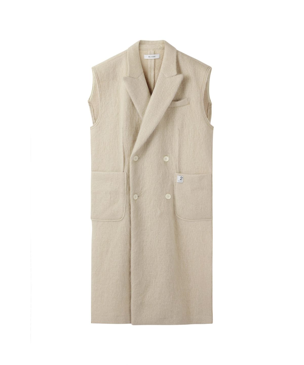 래코드(RECODE) Transformed Vest Muffler RYAAW25544BEX