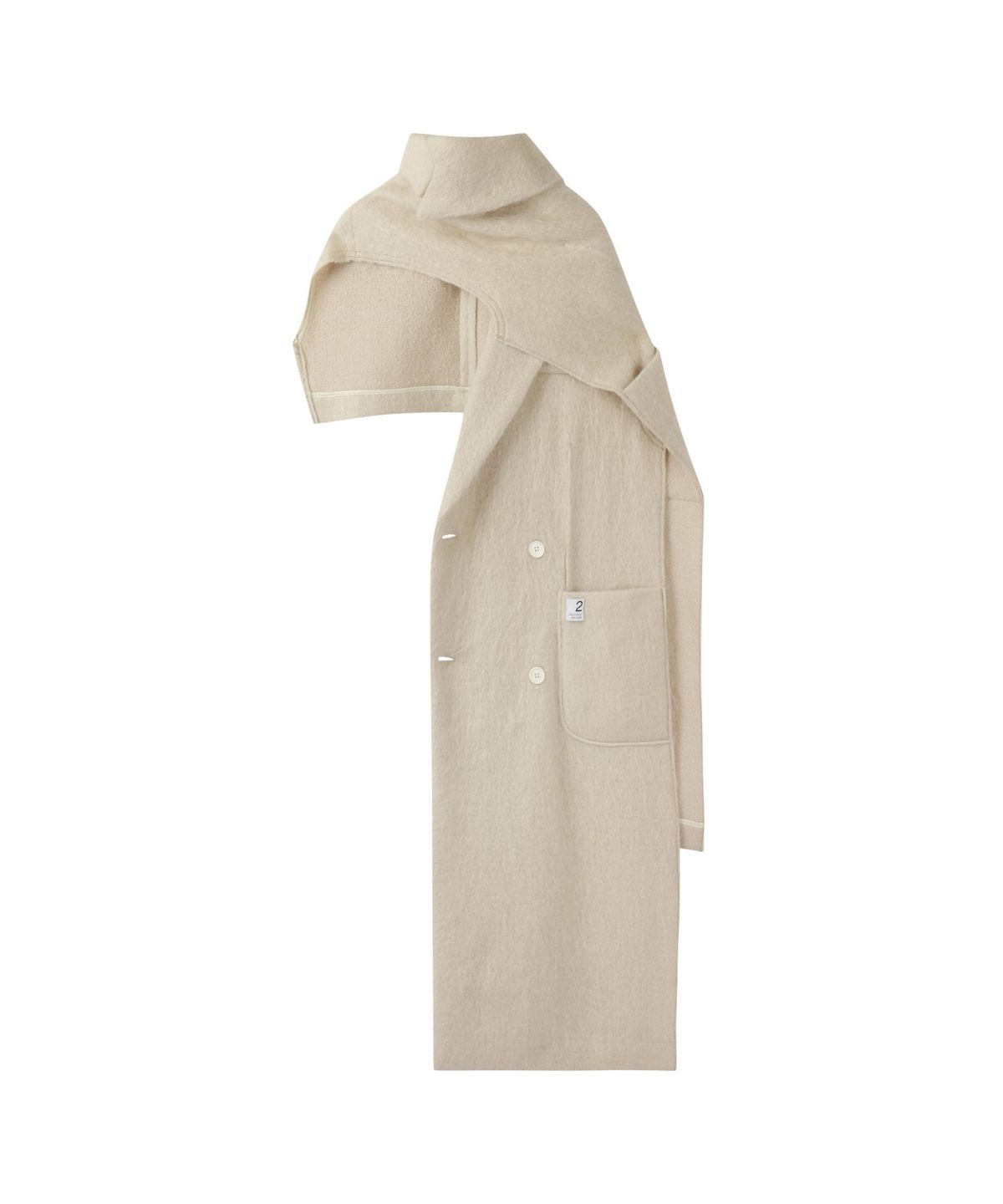래코드(RECODE) Transformed Vest Muffler RYAAW25544BEX