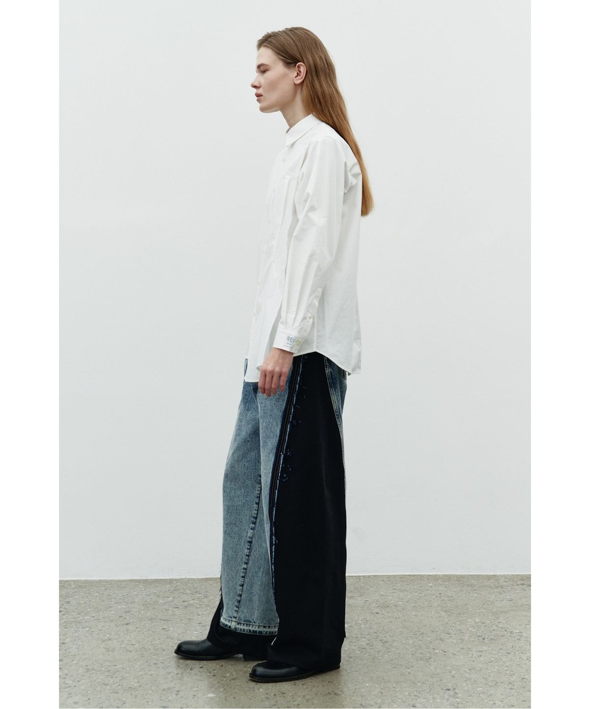 래코드(RECODE) Patch Denim Pants RQPAA25525BUX