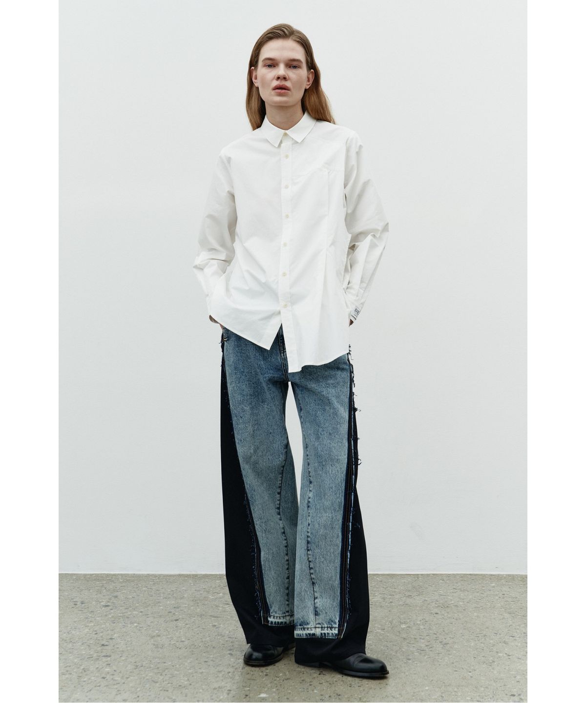 래코드(RECODE) Patch Denim Pants RQPAA25525BUX