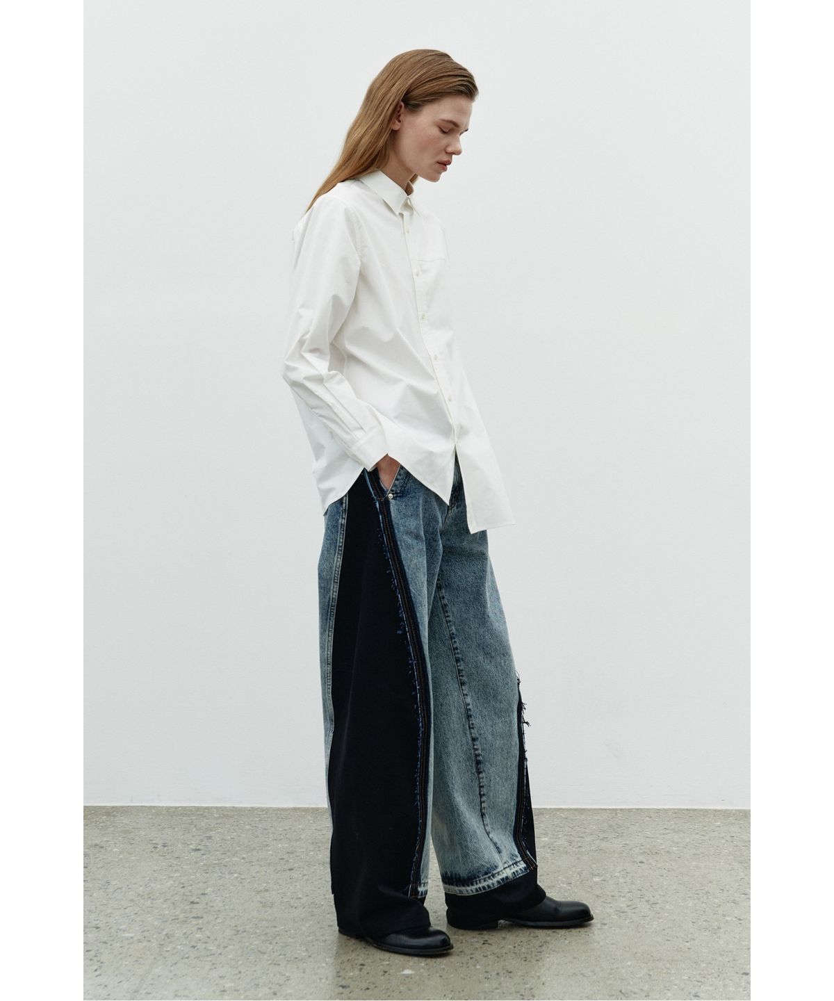 래코드(RECODE) Patch Denim Pants RQPAA25525BUX