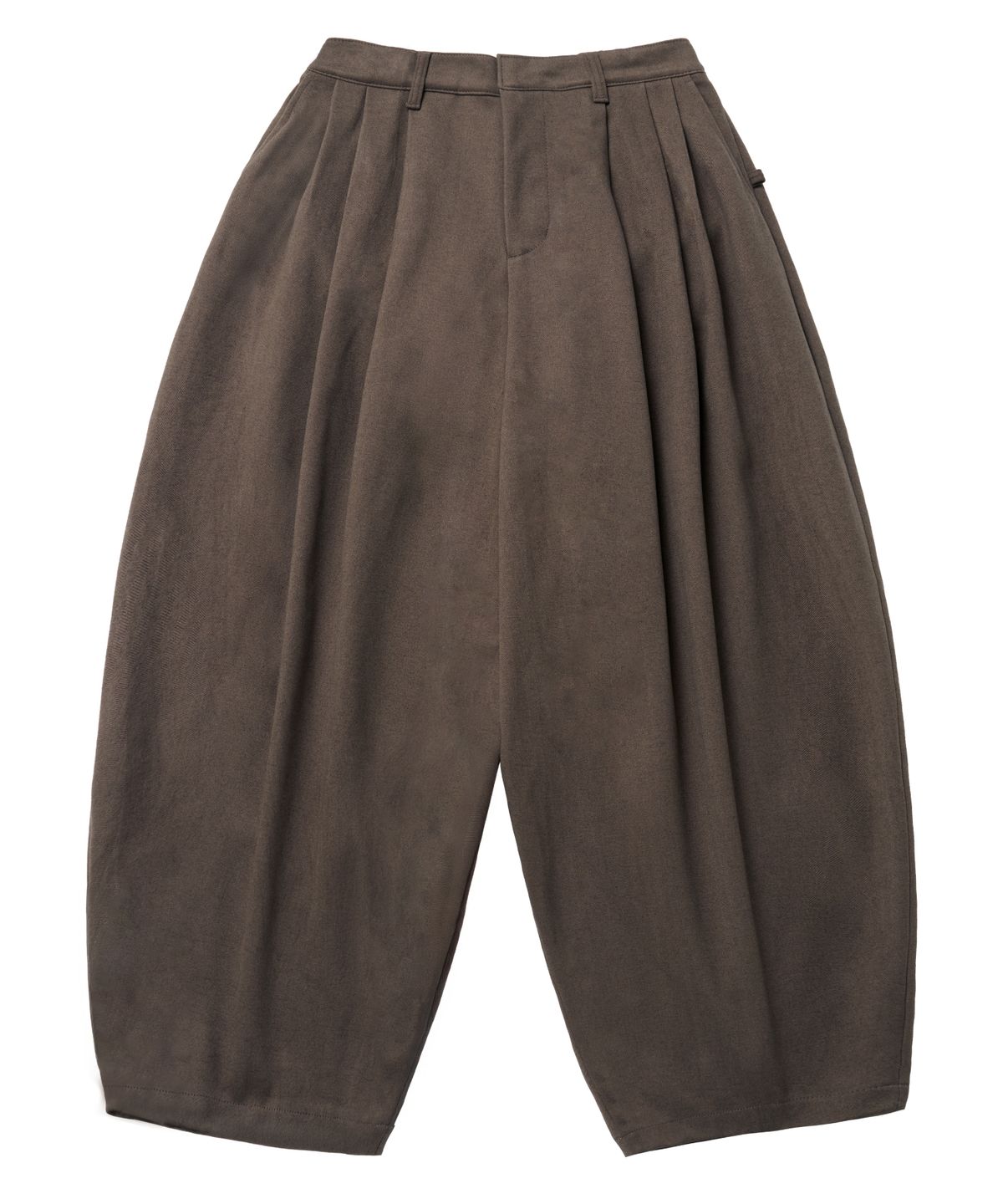아이돈워너셀(IDWS) Void 4 Tuck Balloon Trouser Brown