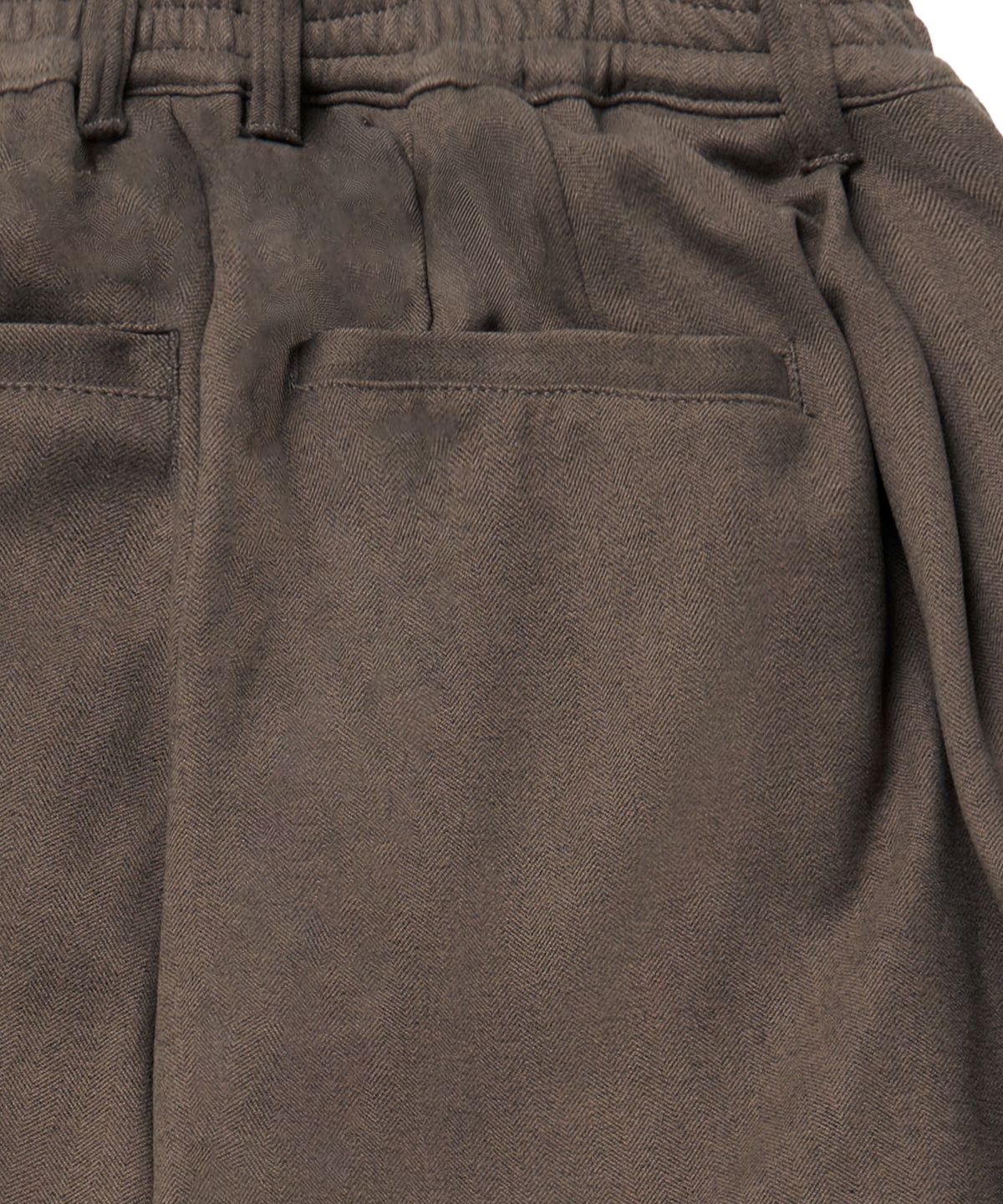 아이돈워너셀(IDWS) Void 4 Tuck Balloon Trouser Brown