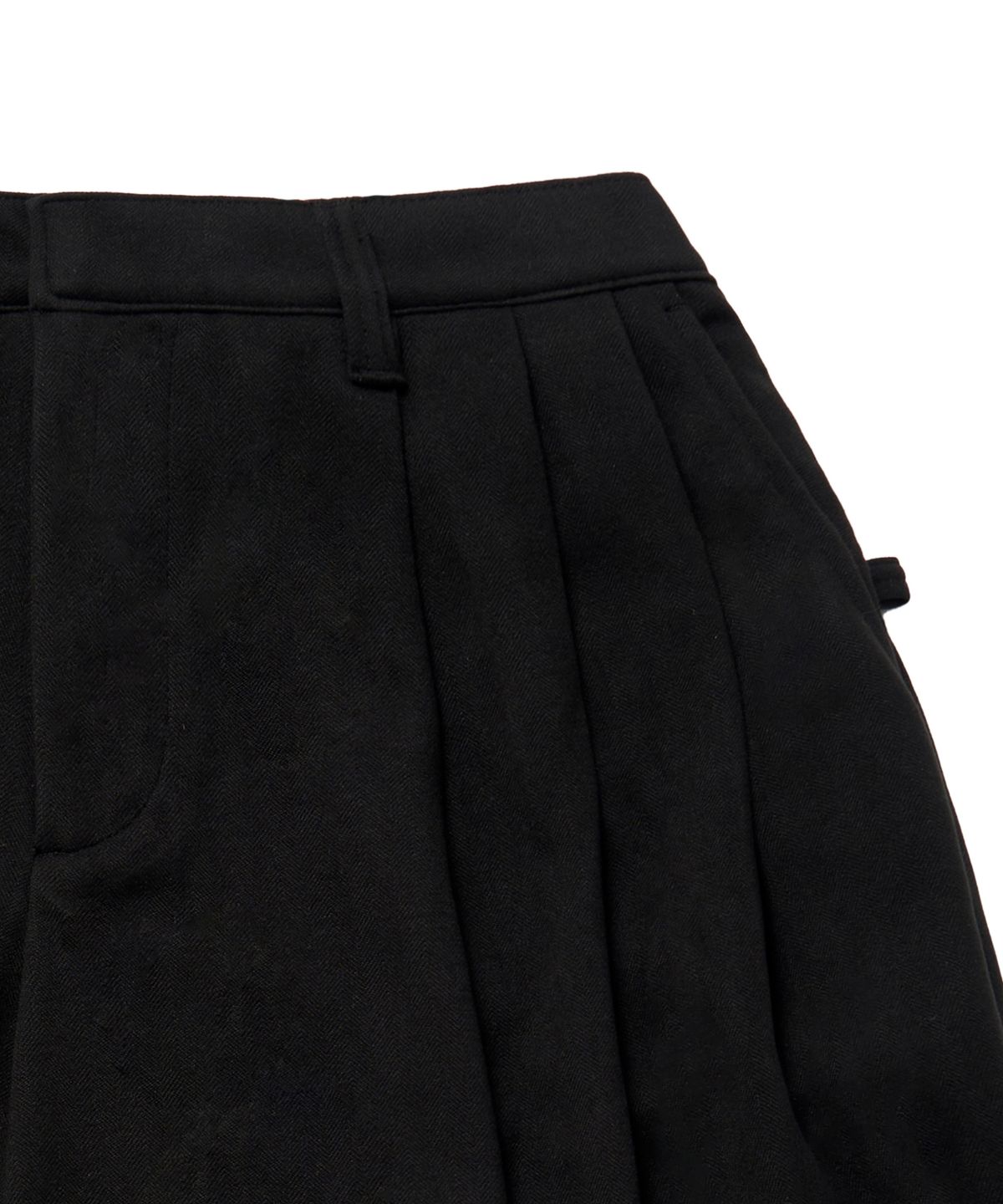 아이돈워너셀(IDWS) Void 4 Tuck Balloon Trouser Black