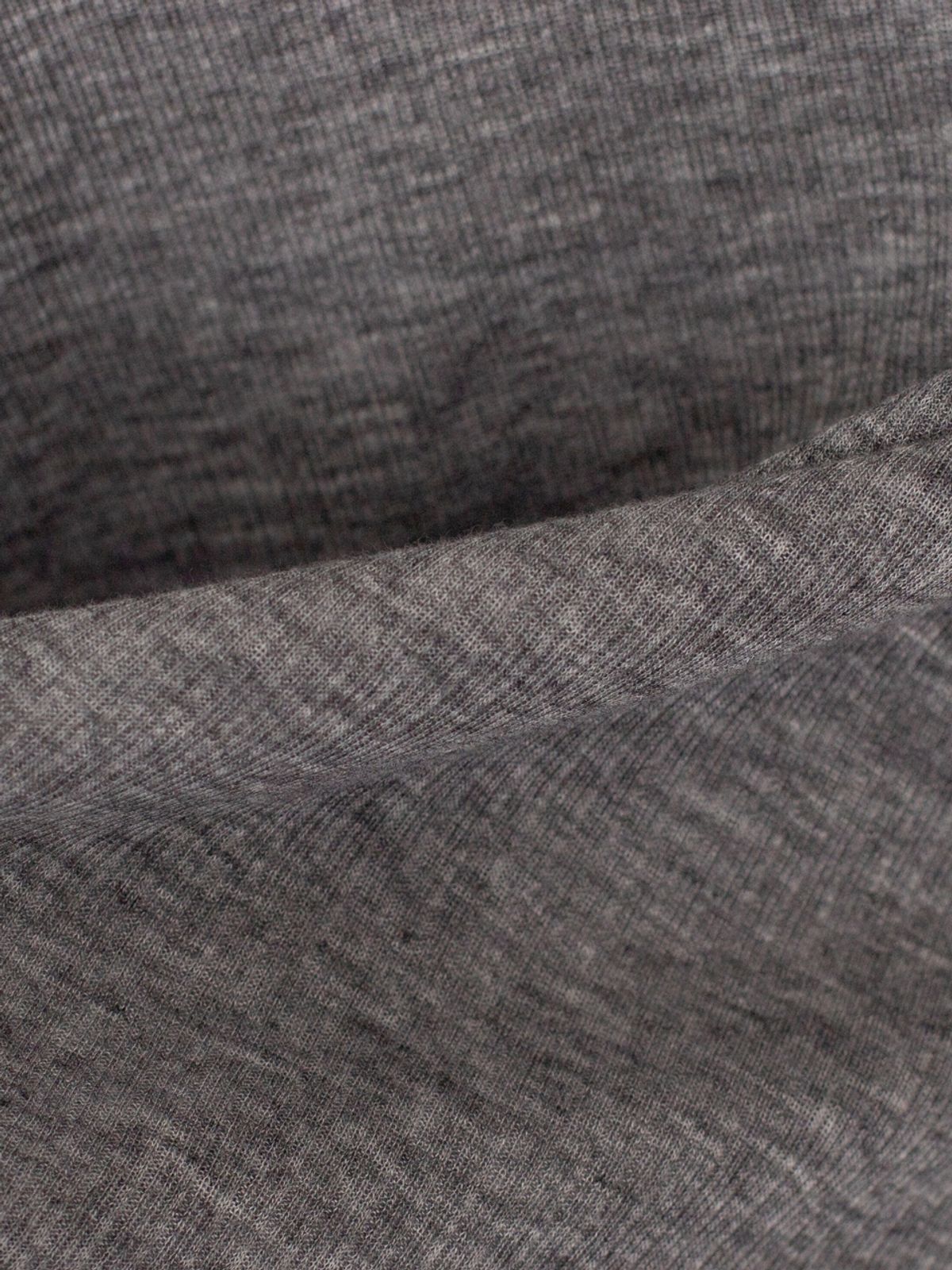 플라드주르(PLATDUJOUR) boat neck T (Grey)
