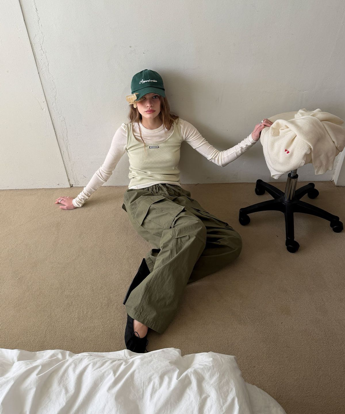 어패럴아카이브(APPAREL ARCHIVE) Fog cargo pants - Khaki