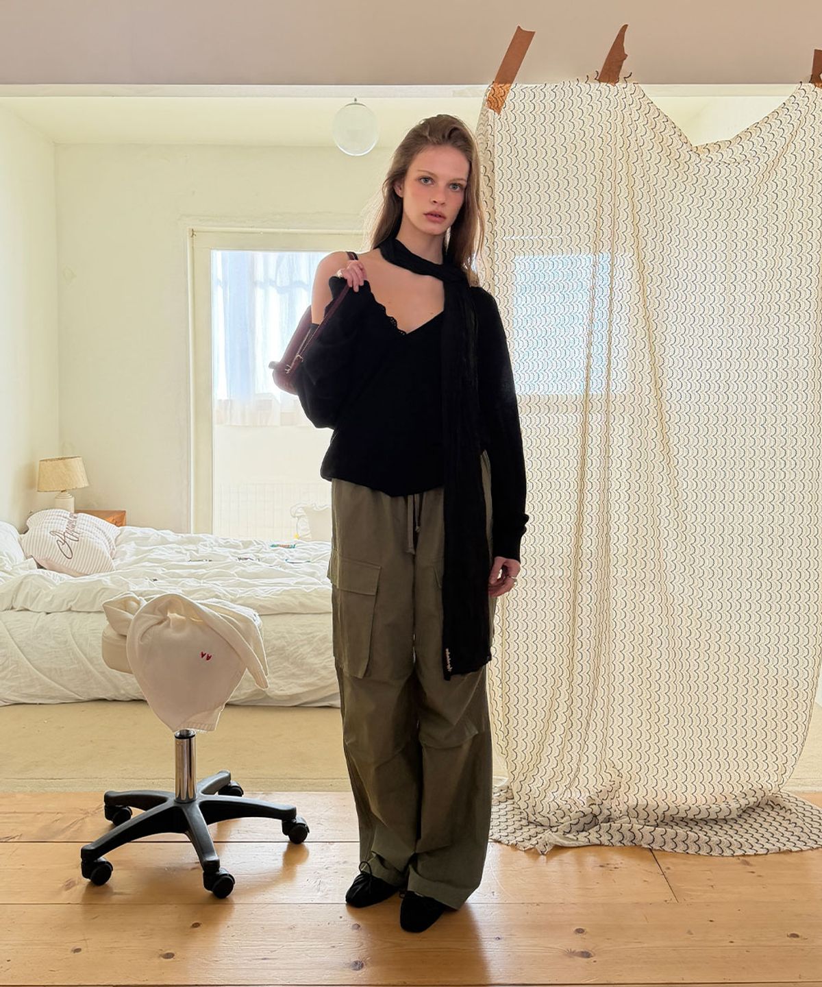 어패럴아카이브(APPAREL ARCHIVE) Fog cargo pants - Khaki