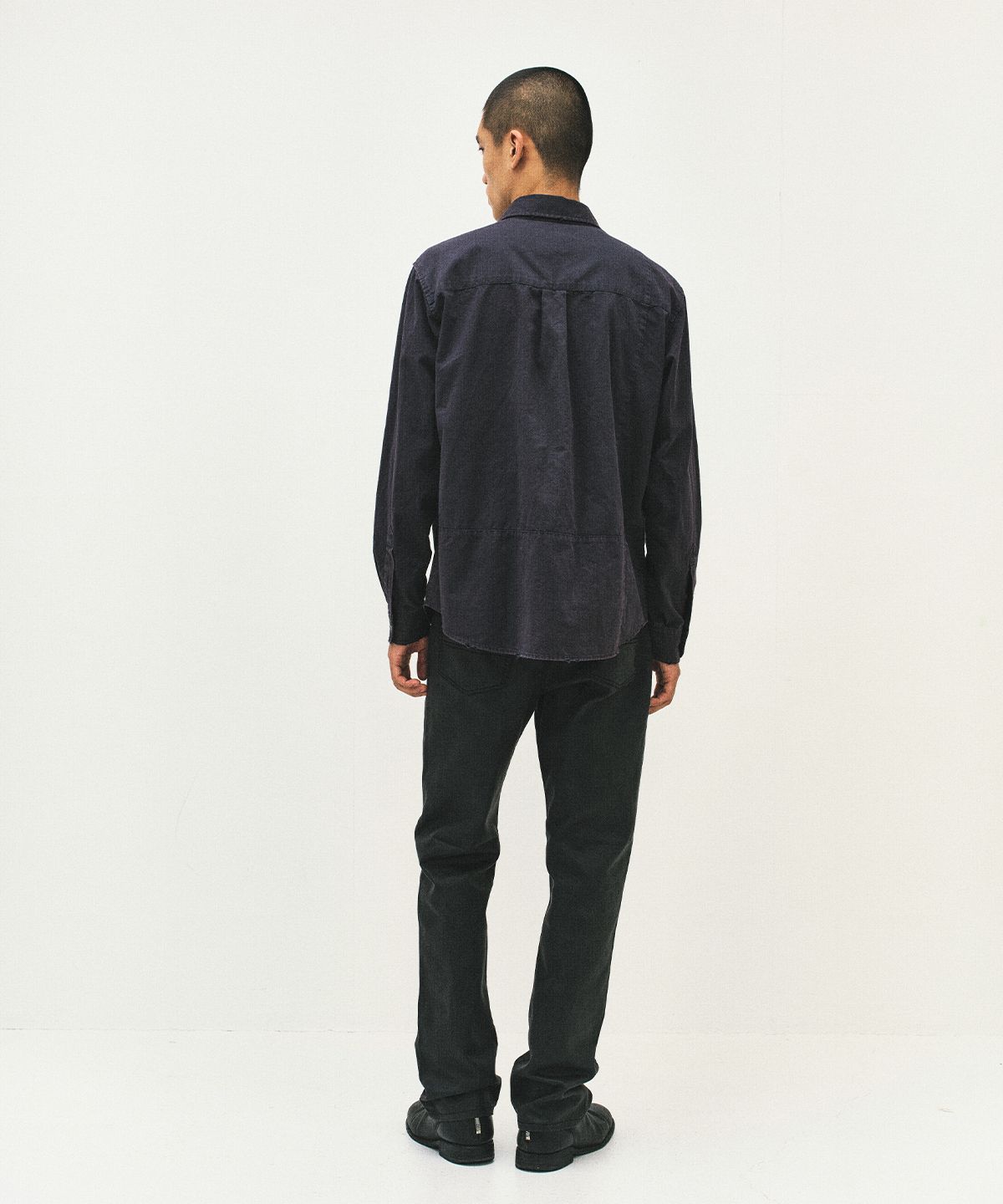 서피스에디션(SURFACE EDITION) CROSS SHIRT OXIDE NAVY