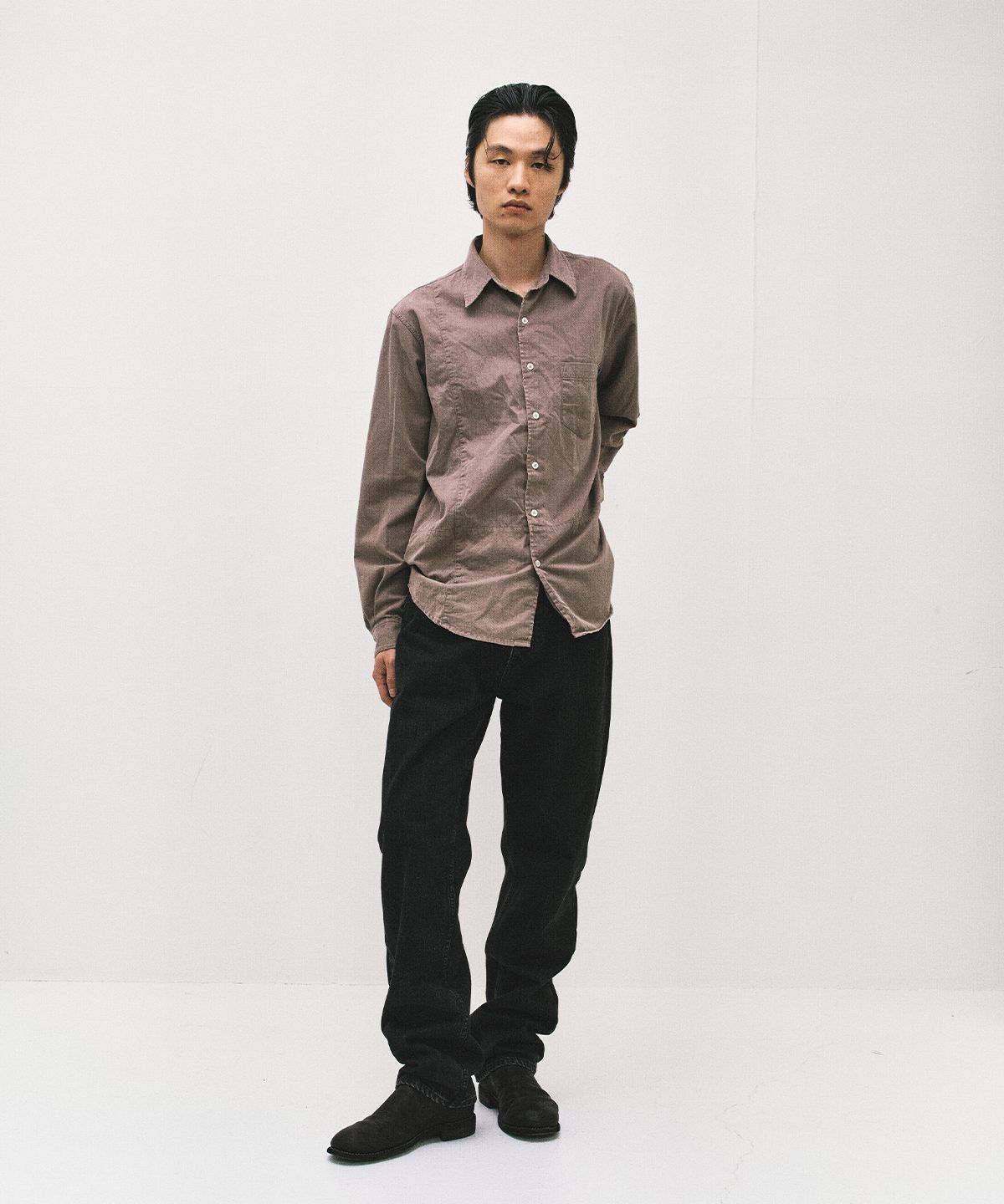 서피스에디션(SURFACE EDITION) CROSS SHIRT TAUPE