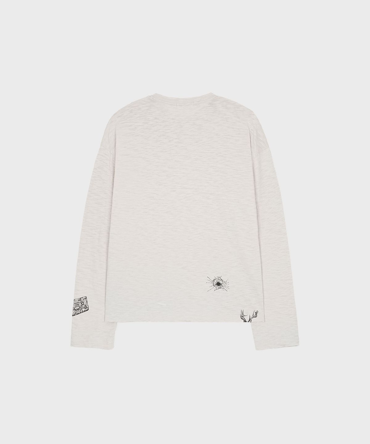 서피스에디션(SURFACE EDITION) TATTOO LONG-SLEEVE T SHIRT MOON