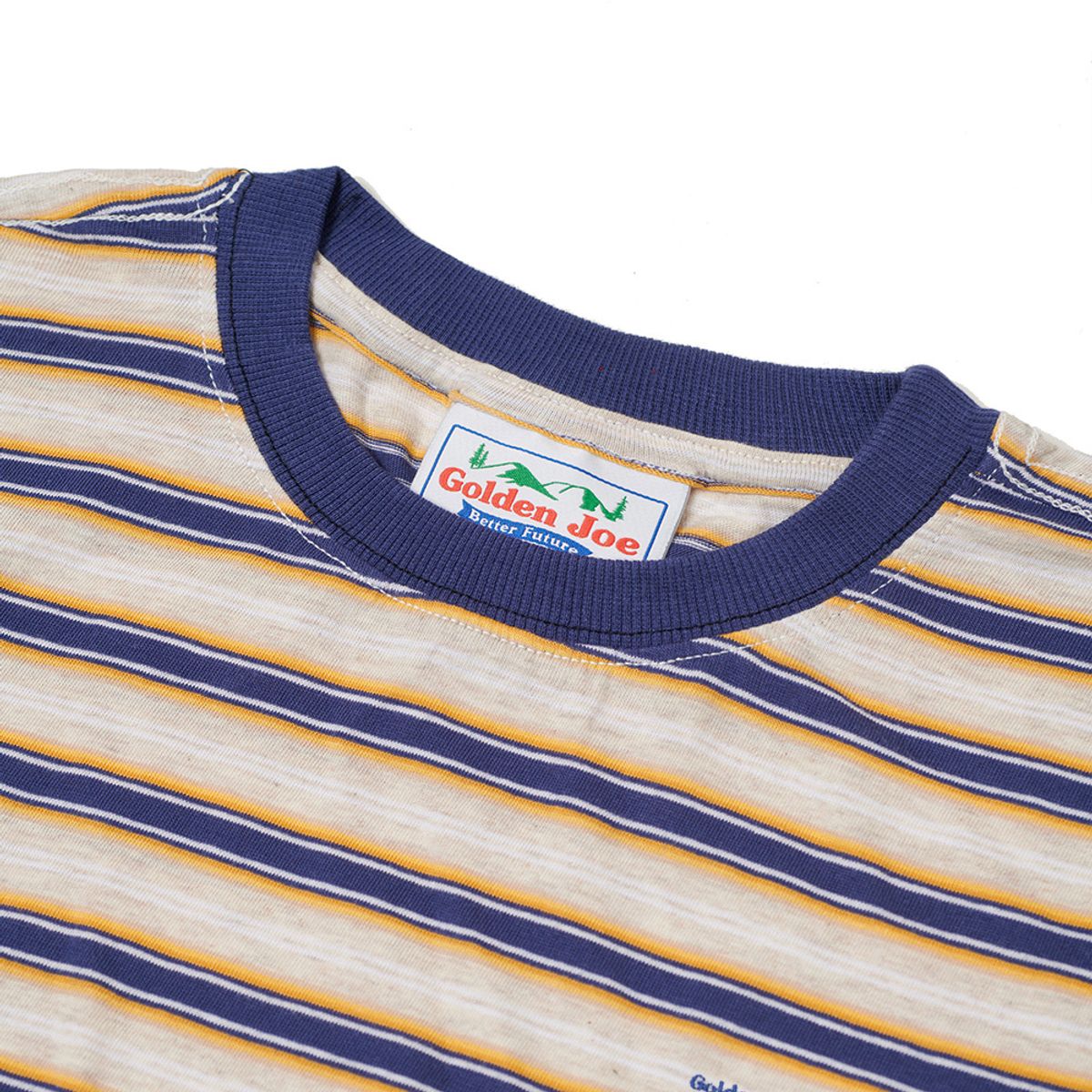 골든조(GOLDENJOE) STRIPE BEIGE T-SHIRT