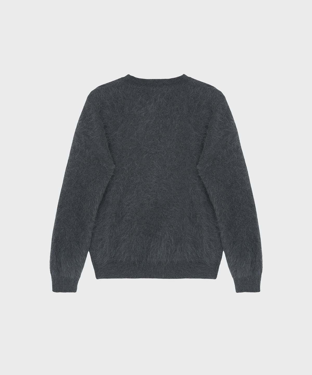 서피스에디션(SURFACE EDITION) ANGORA PULLOVER KNIT CHARCOAL