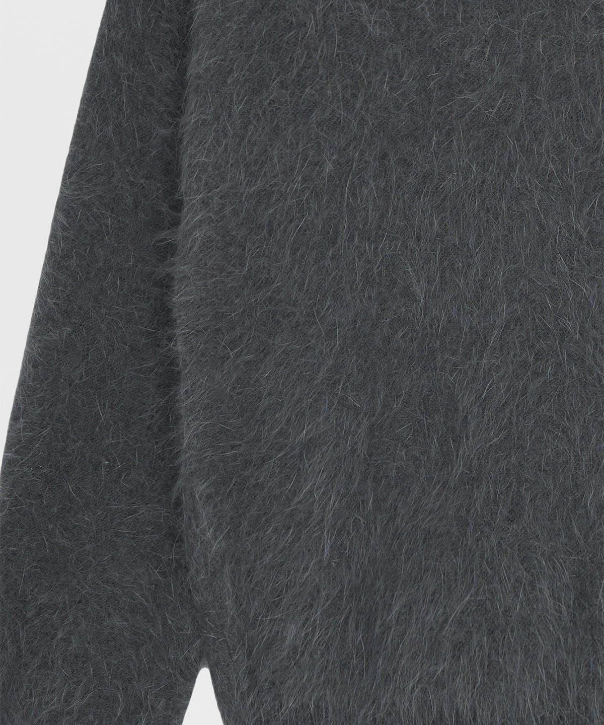 서피스에디션(SURFACE EDITION) ANGORA PULLOVER KNIT CHARCOAL