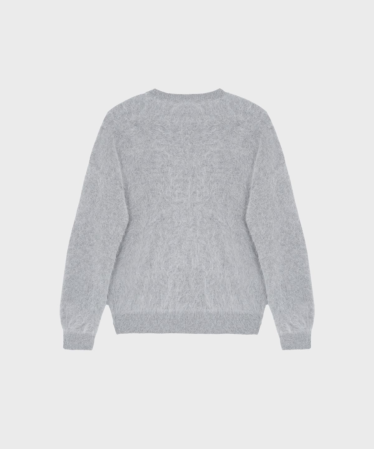 서피스에디션(SURFACE EDITION) ANGORA PULLOVER KNIT LIGHT GRAY