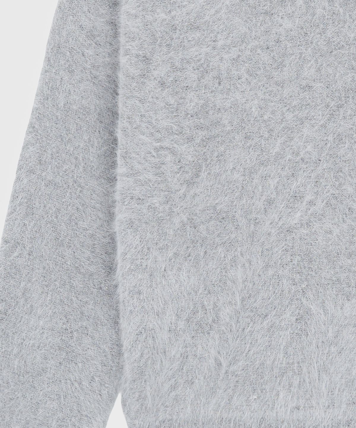 서피스에디션(SURFACE EDITION) ANGORA PULLOVER KNIT LIGHT GRAY