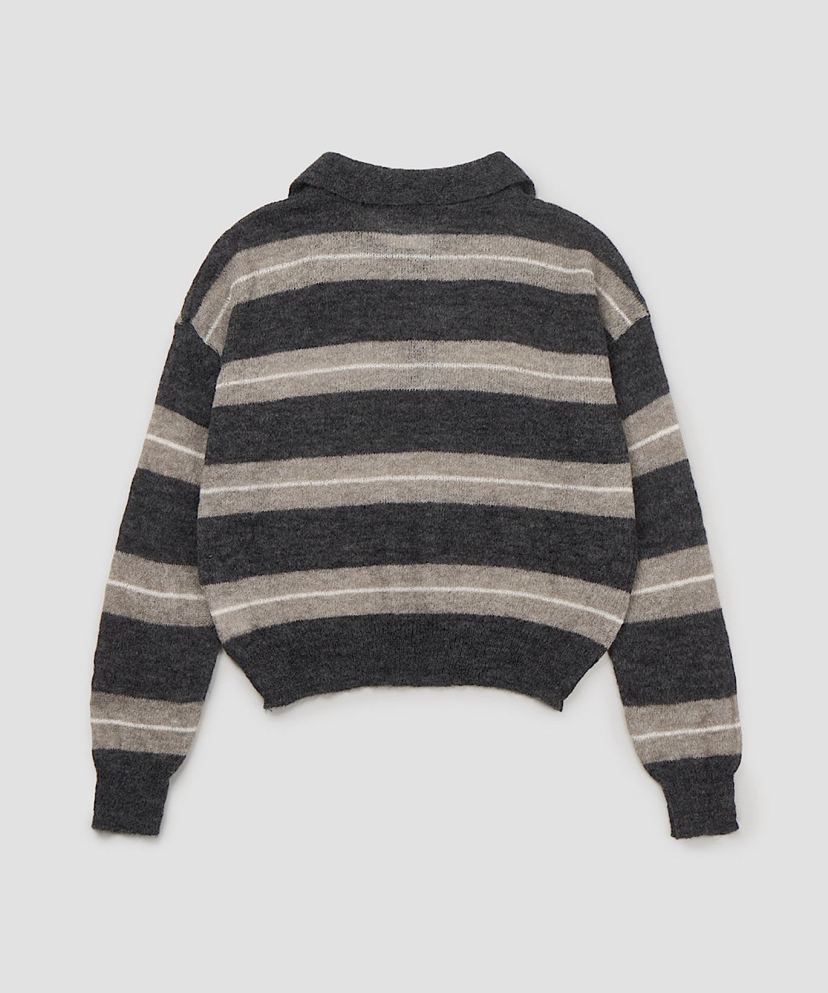 아포엠(APOEM) STRIPE KNIT POLO (2C)