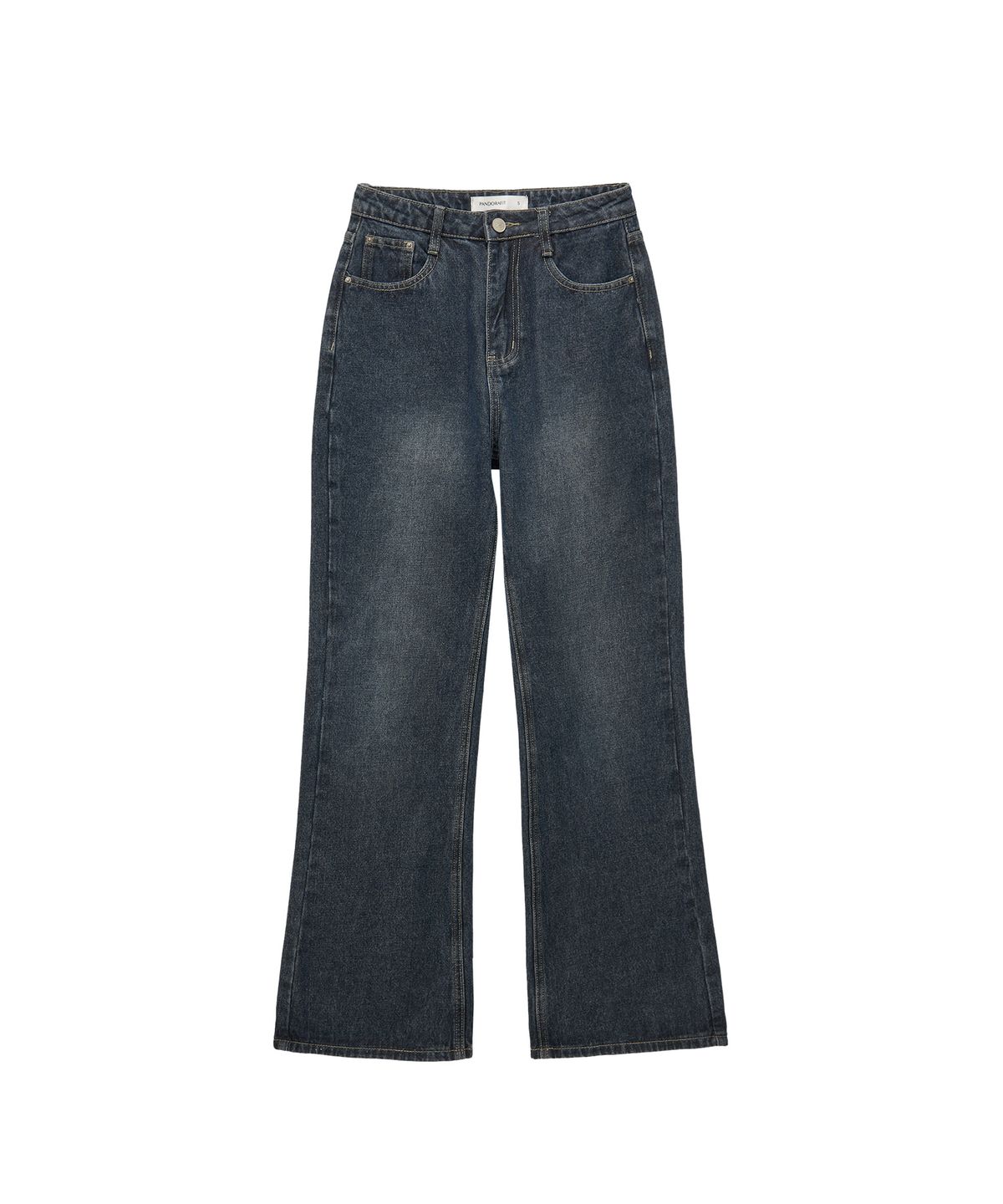 판도라핏(PANDORAFIT) [BOOTSCUT] Non-Stretch Bootcut Denim (deep blue)