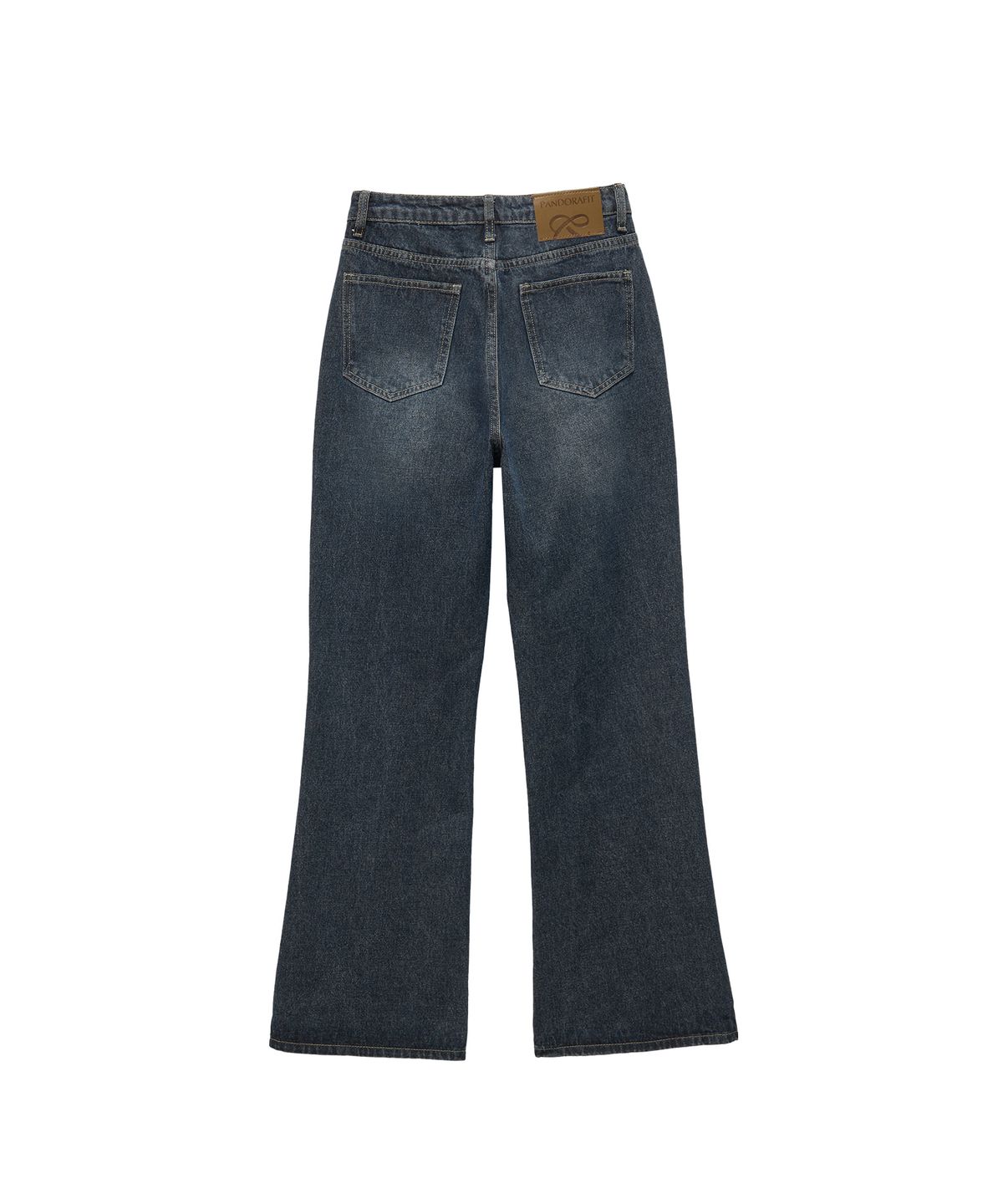 판도라핏(PANDORAFIT) [BOOTSCUT] Non-Stretch Bootcut Denim (deep blue)