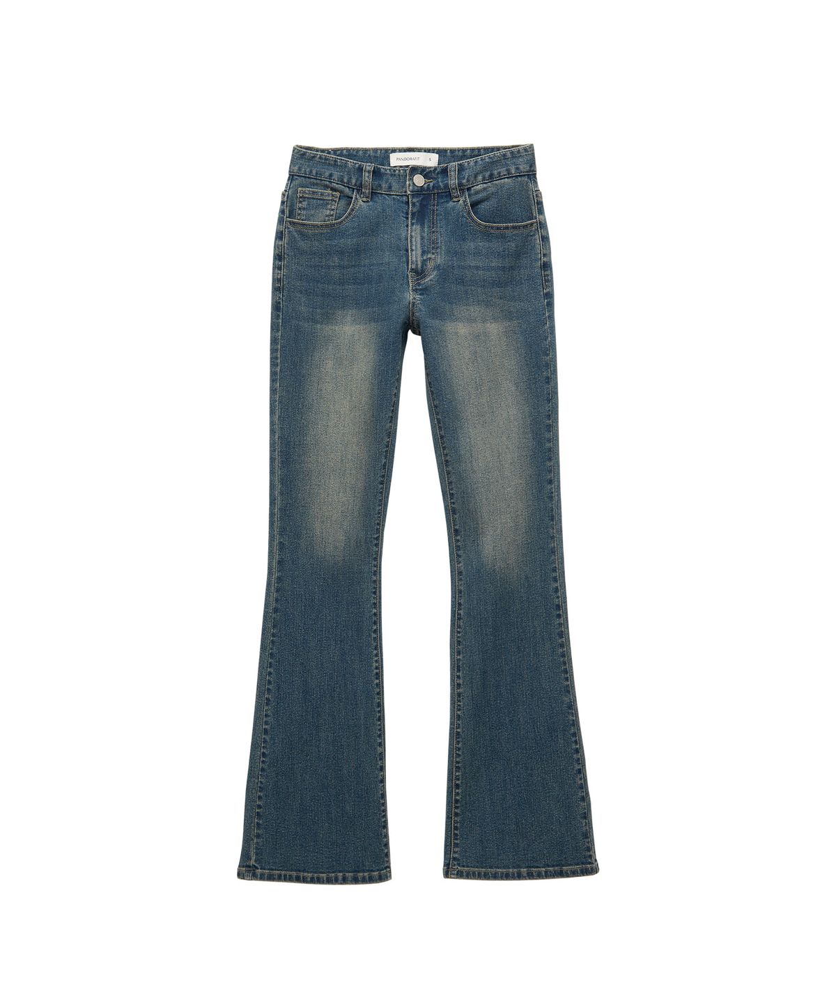 판도라핏(PANDORAFIT) Back Pocket Bootcut Pants (deep blue)