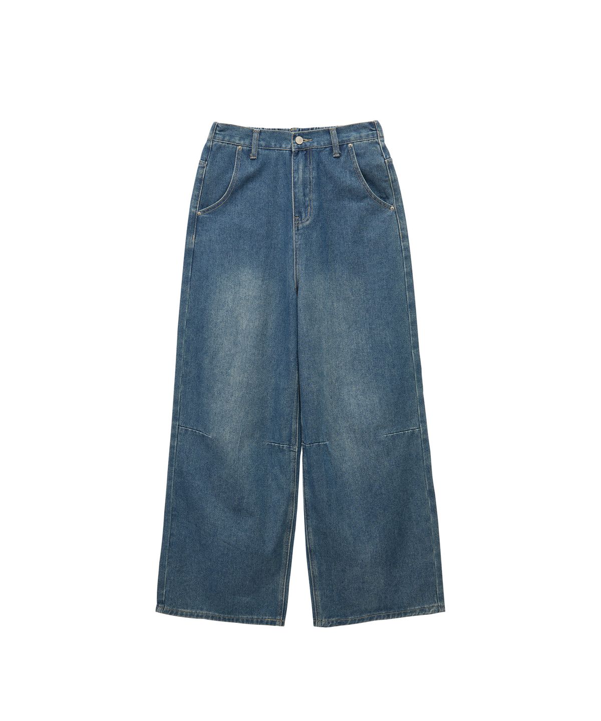 판도라핏(PANDORAFIT) Back Band Wide Denim (deep blue)