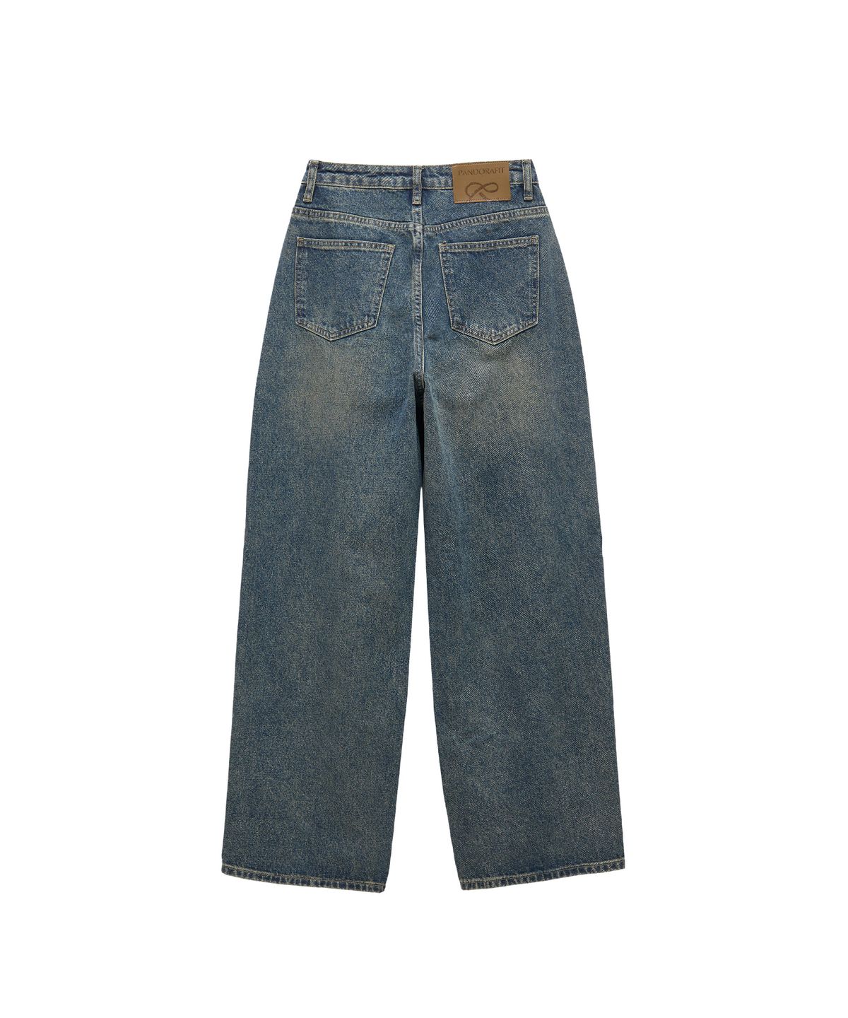 판도라핏(PANDORAFIT) [WIDE] Non-Stretch Wide Denim (blue)