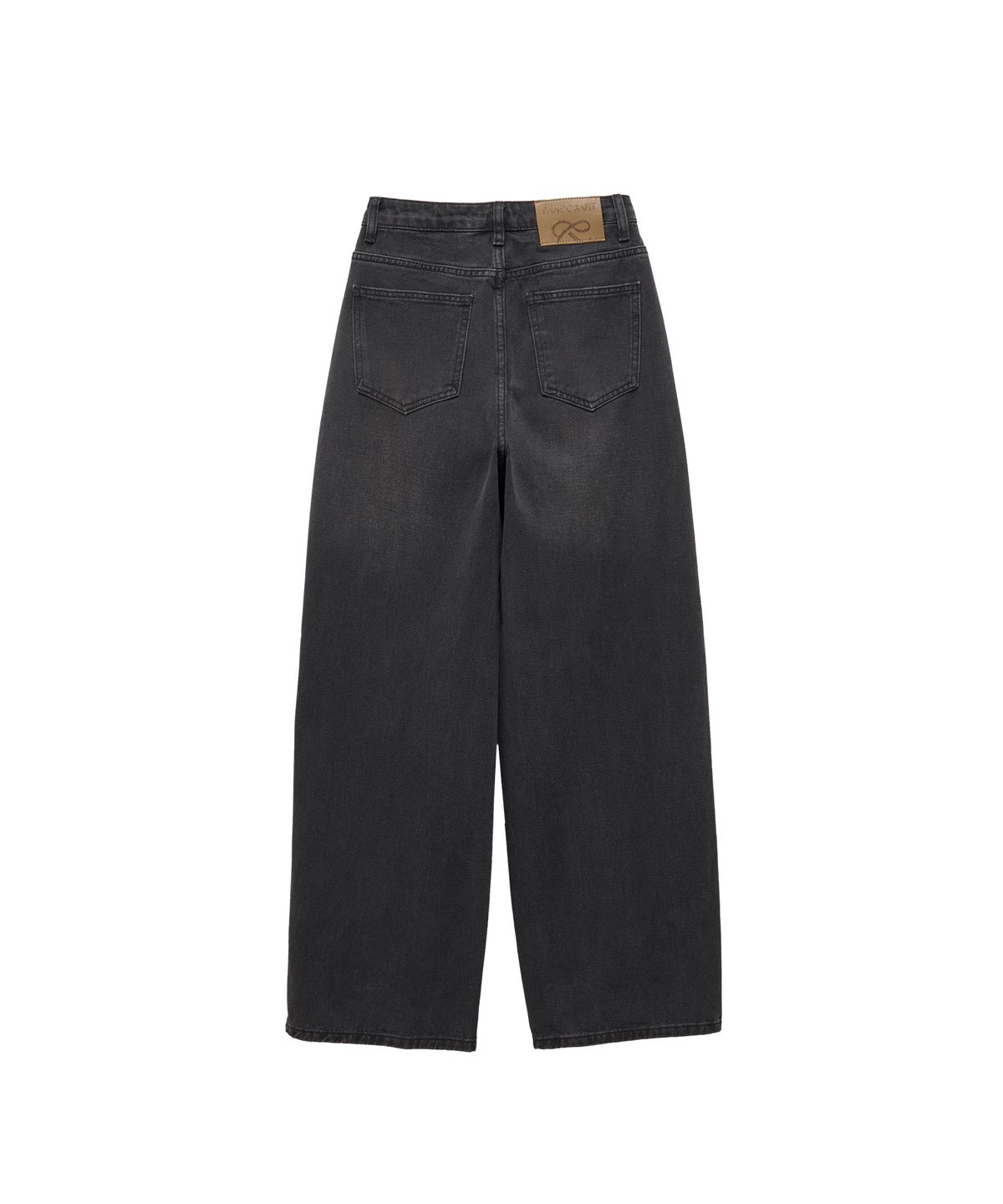 판도라핏(PANDORAFIT) [WIDE] Non-Stretch Wide Denim (black)