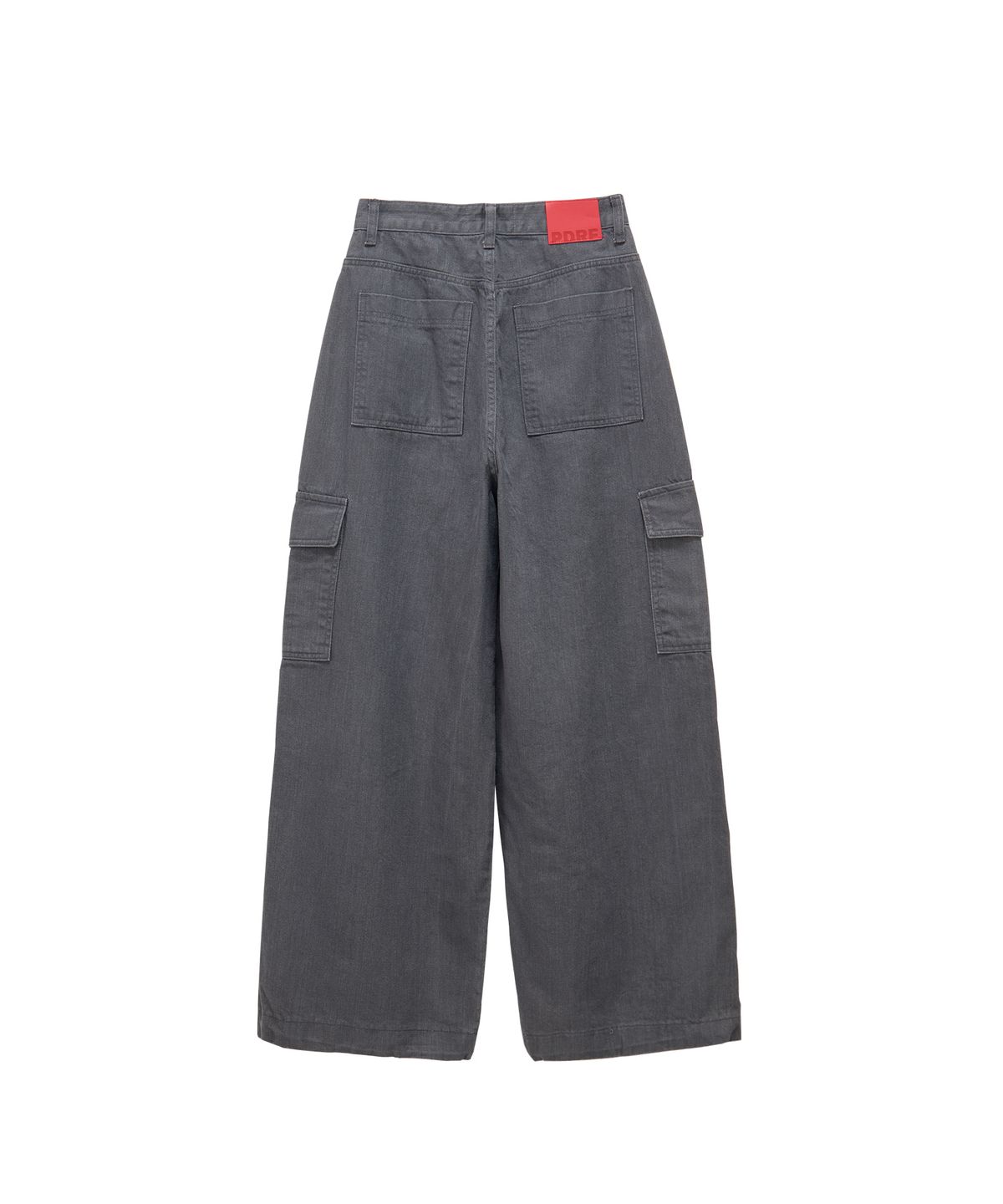 판도라핏(PANDORAFIT) Stone Cargo Wide-Leg Pants (charcoal)