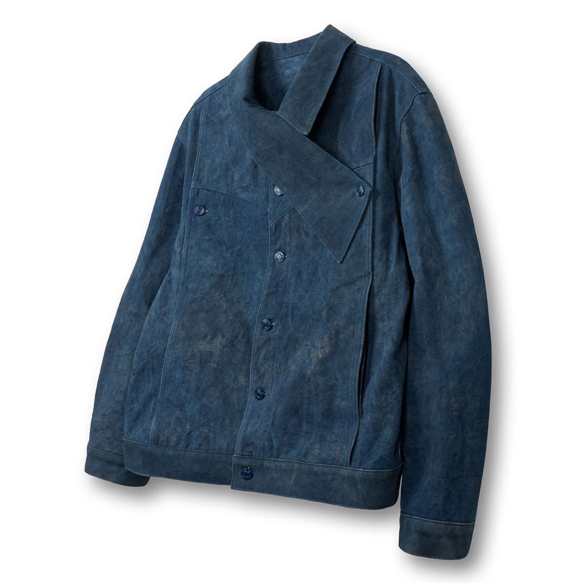 사일육공(FOURONESIXZERO) BUTTON PANNEL JACKET_VER IMBALANCE (INDIGO)