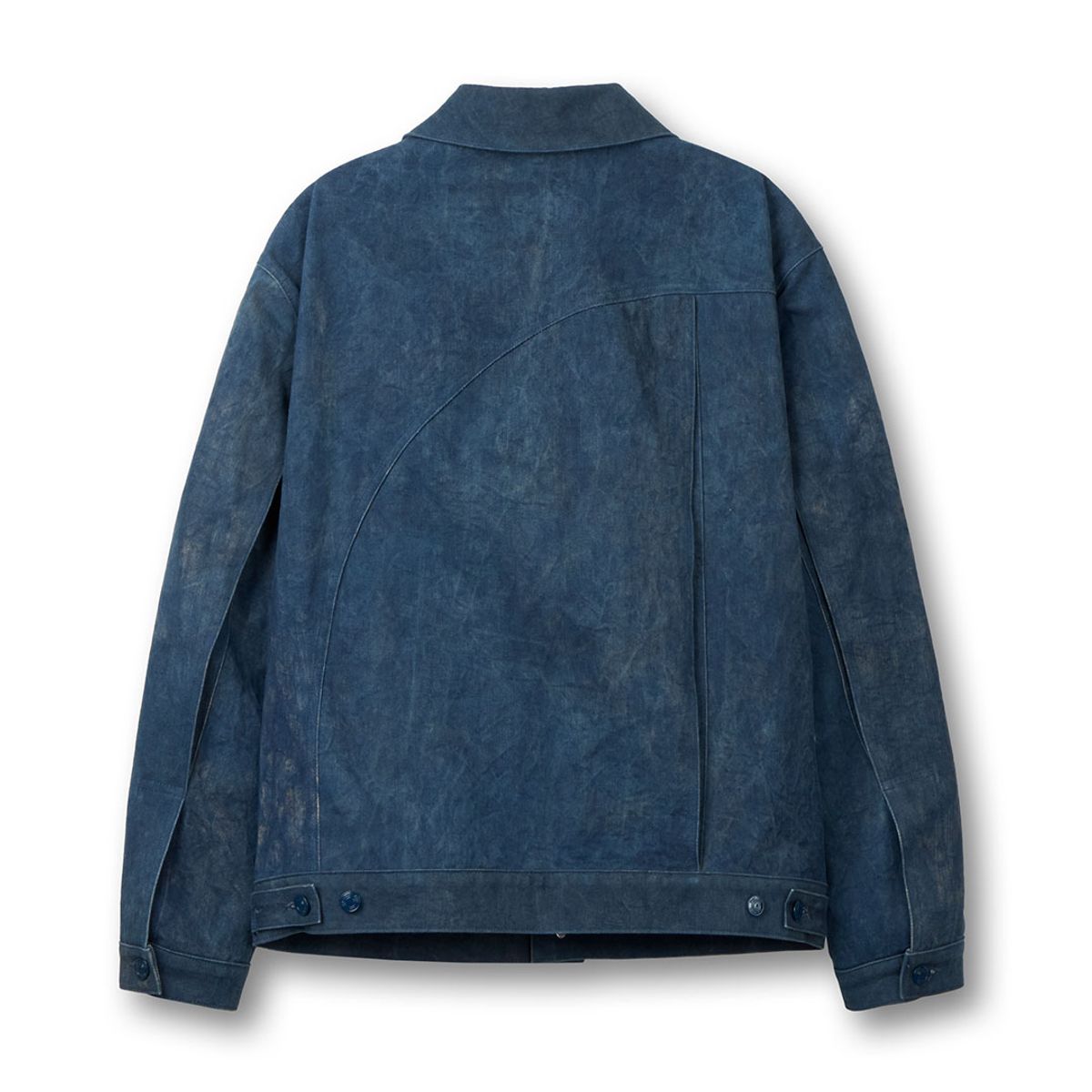 사일육공(FOURONESIXZERO) BUTTON PANNEL JACKET_VER IMBALANCE (INDIGO)