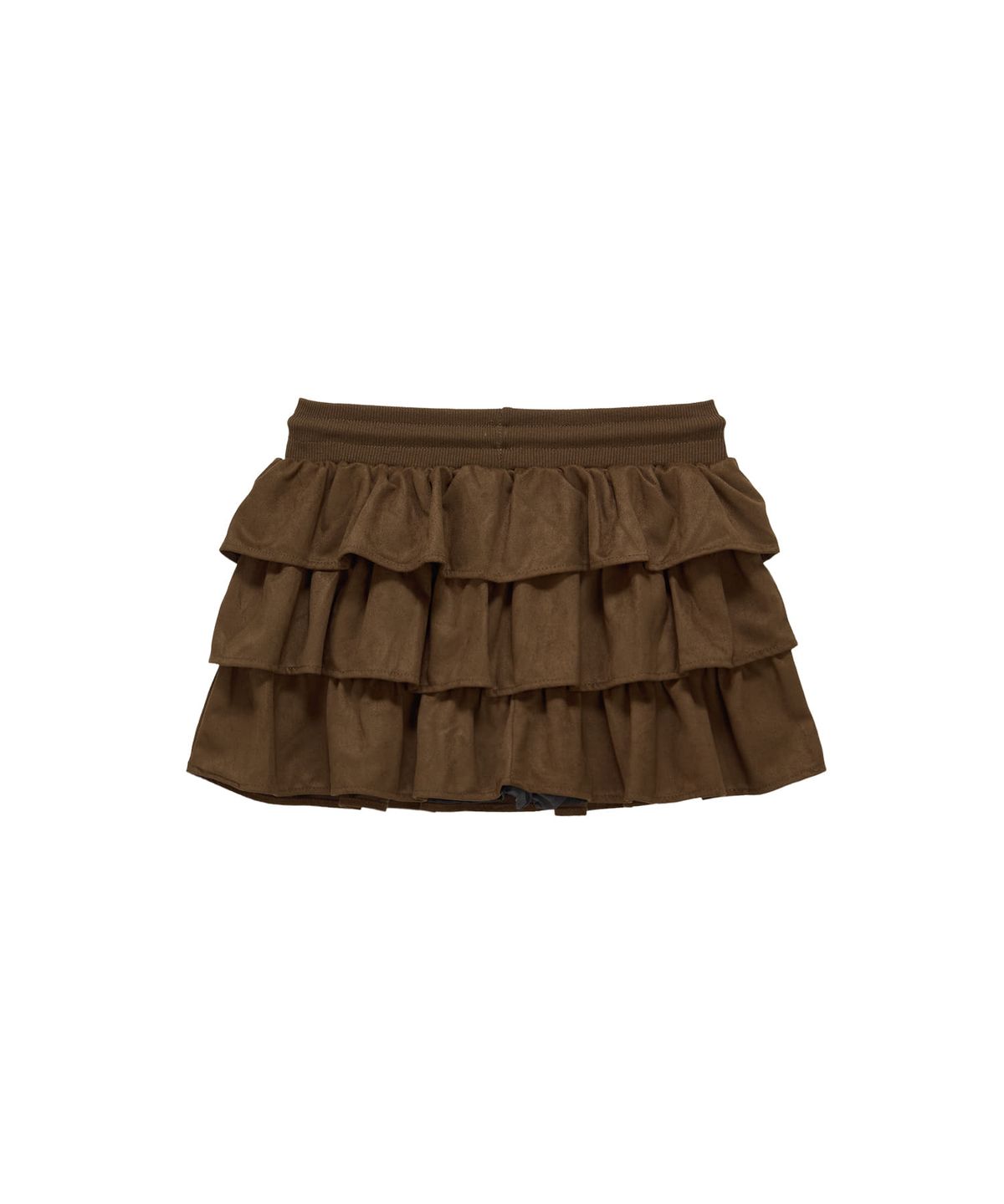 판도라핏(PANDORAFIT) Bony Cancan Suede Skirt (brown)