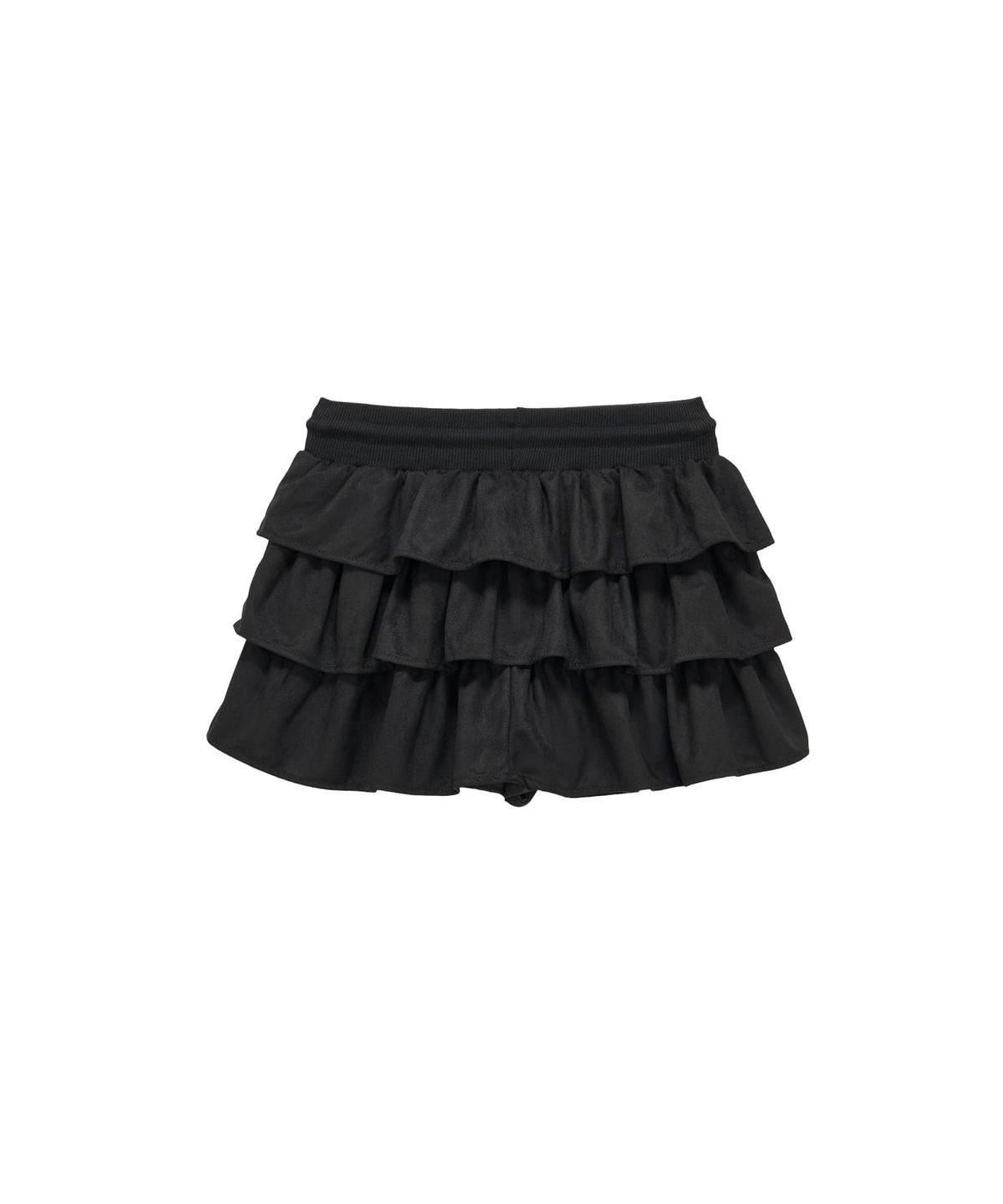판도라핏(PANDORAFIT) Bony Cancan Suede Skirt (black)