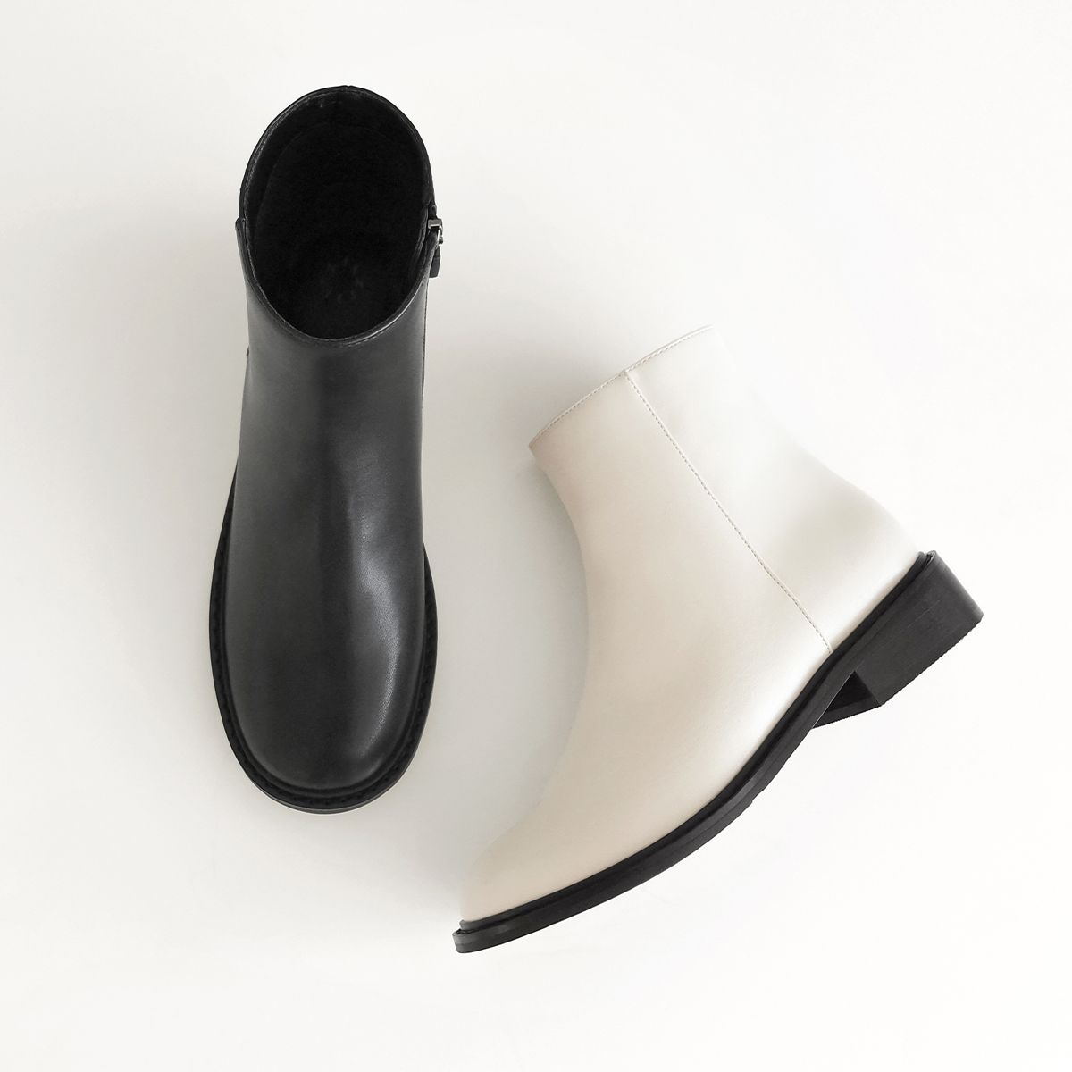 엘칸토(ELCANTO) 인텐스 여성 베이직 앵클 부츠 3.5cm LCWA75I54V
