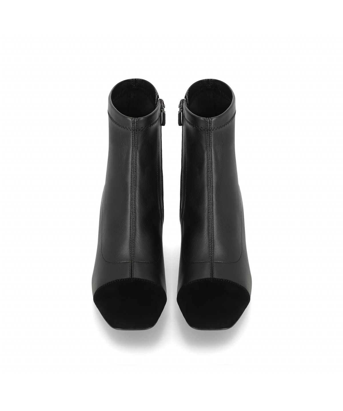 엘칸토(ELCANTO) 인텐스 여성 토캡 콤비 스판 앵클 부츠 6cm LCWA90I54V