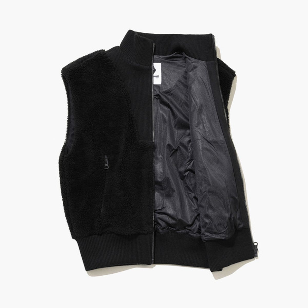 르꼬끄 골프(LECOQ GOLF) 여성 이지핏 플리스 베스트 _BLCK GQ322LWV93