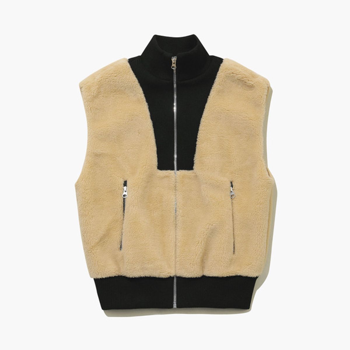 르꼬끄 골프(LECOQ GOLF) 여성 이지핏 플리스 베스트 _BEGE GQ322LWV93