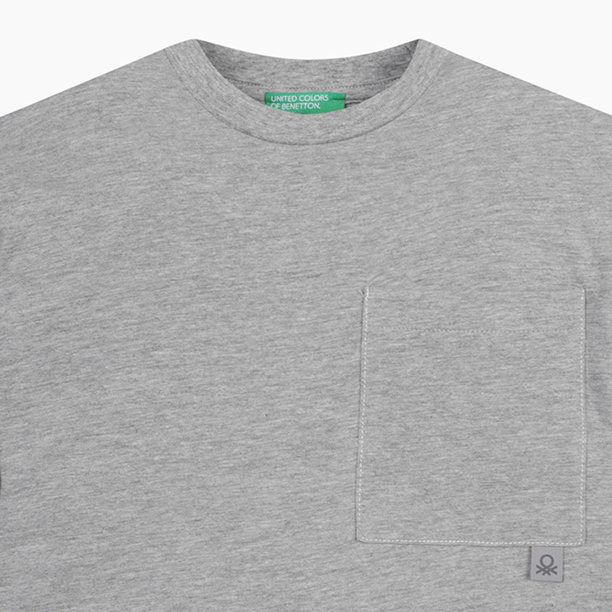 베네통키즈(BENETTONKIDS) 포켓 티셔츠_3I1XC10QSMG