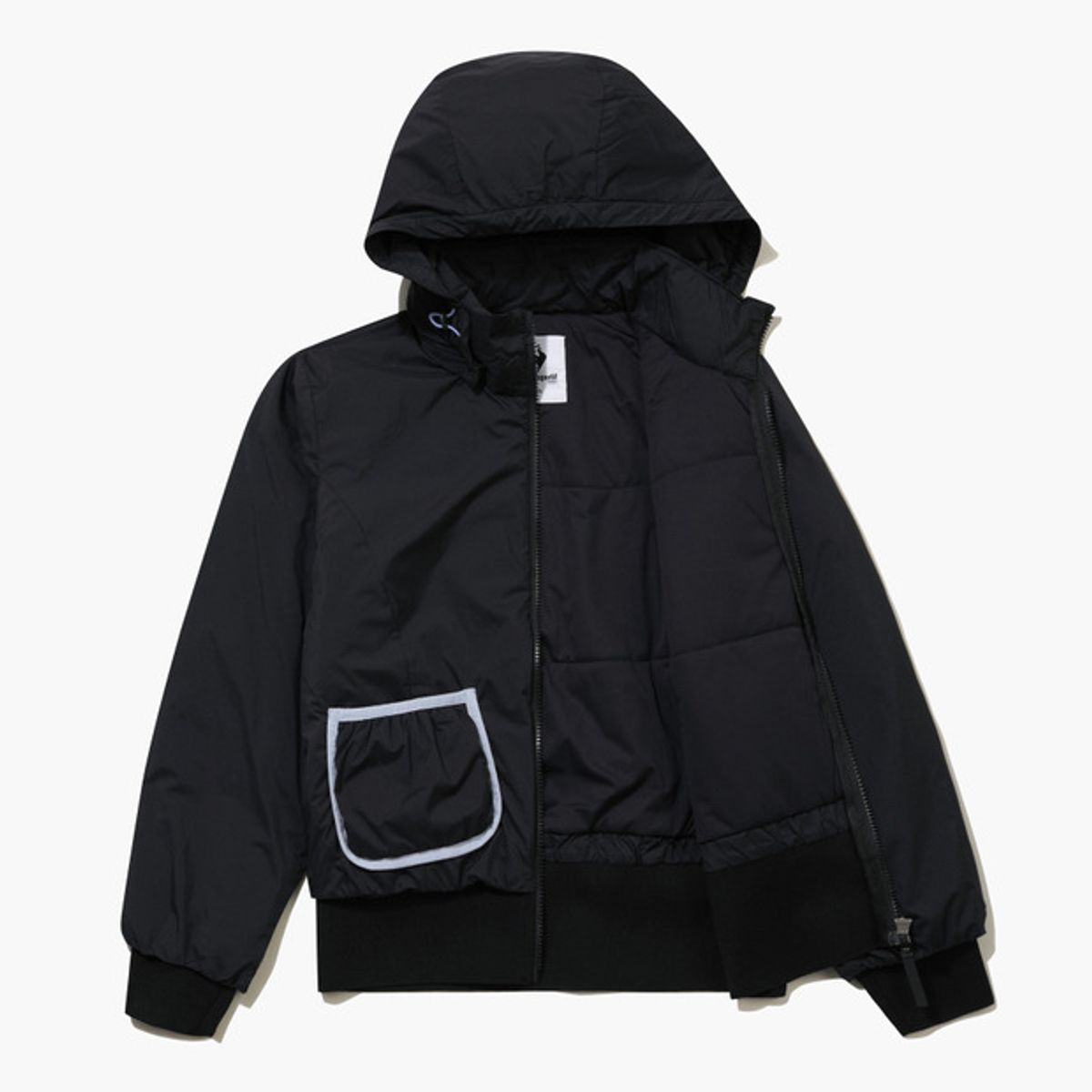 르꼬끄 골프(LECOQ GOLF) 여성 경량 포켓 패딩 점퍼 _BLCK GQ322LBL92